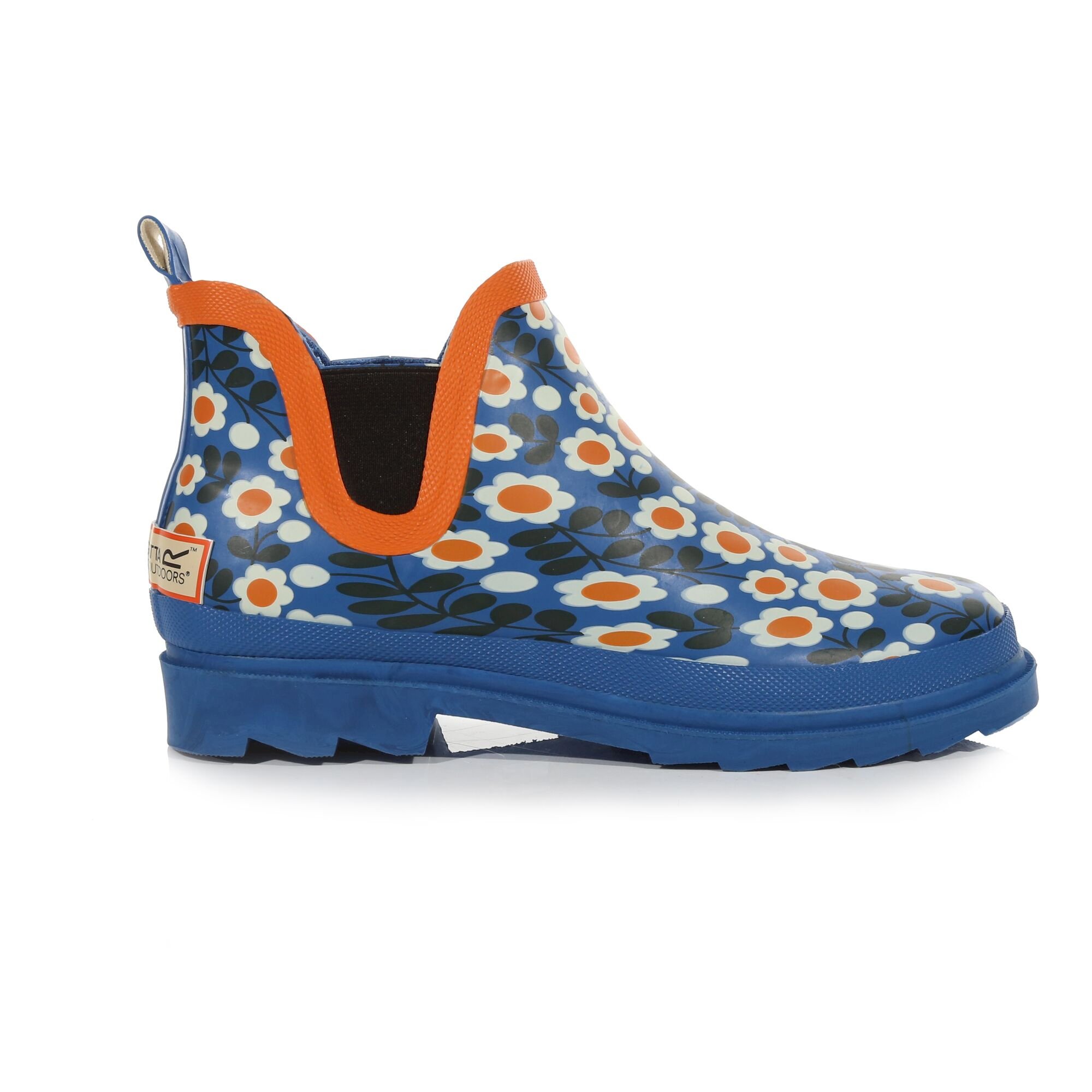 Orla Kiely Floral Chelsea Boot Welly Mid | Water Floral