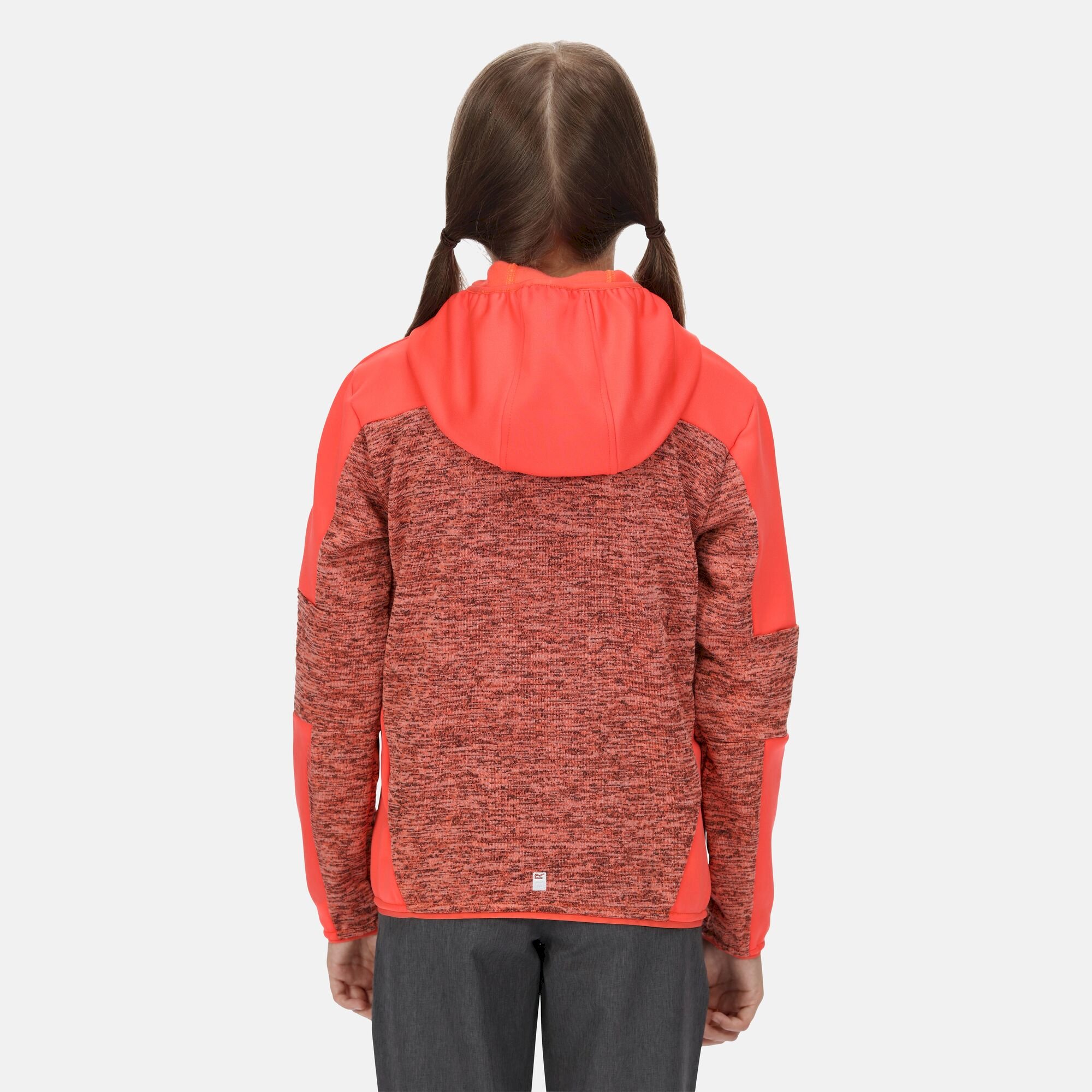 Kids' Dissolver V Full Zip Fleece | Fusion Coral Neon Peach