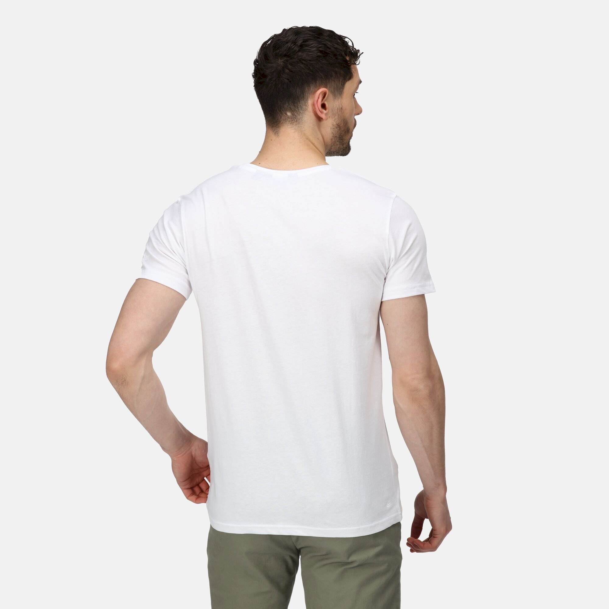 Men's Cline VI Cotton T-Shirt | White Nautical