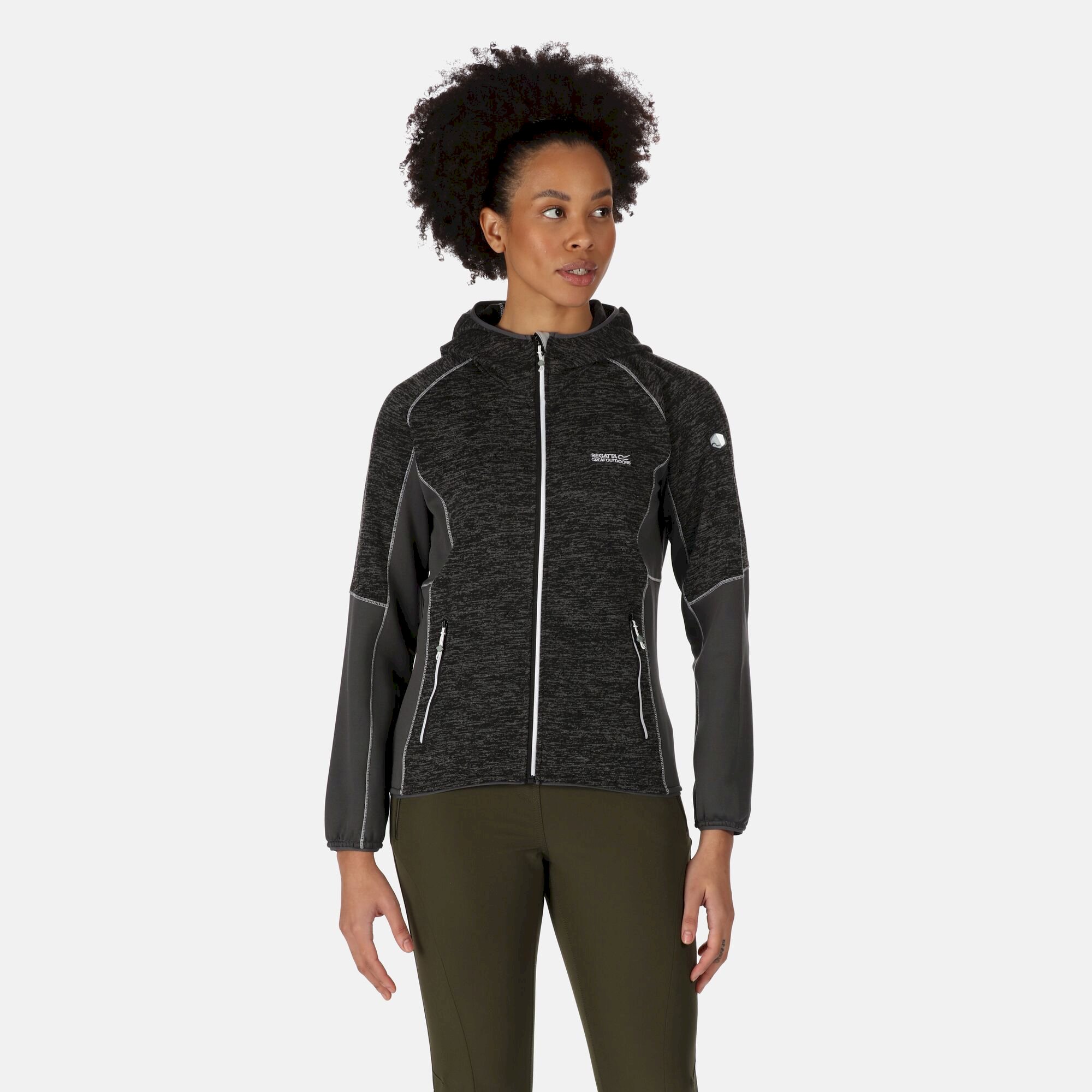 Women's Walbury IV Lightweight Fleece | Black Seal Grey