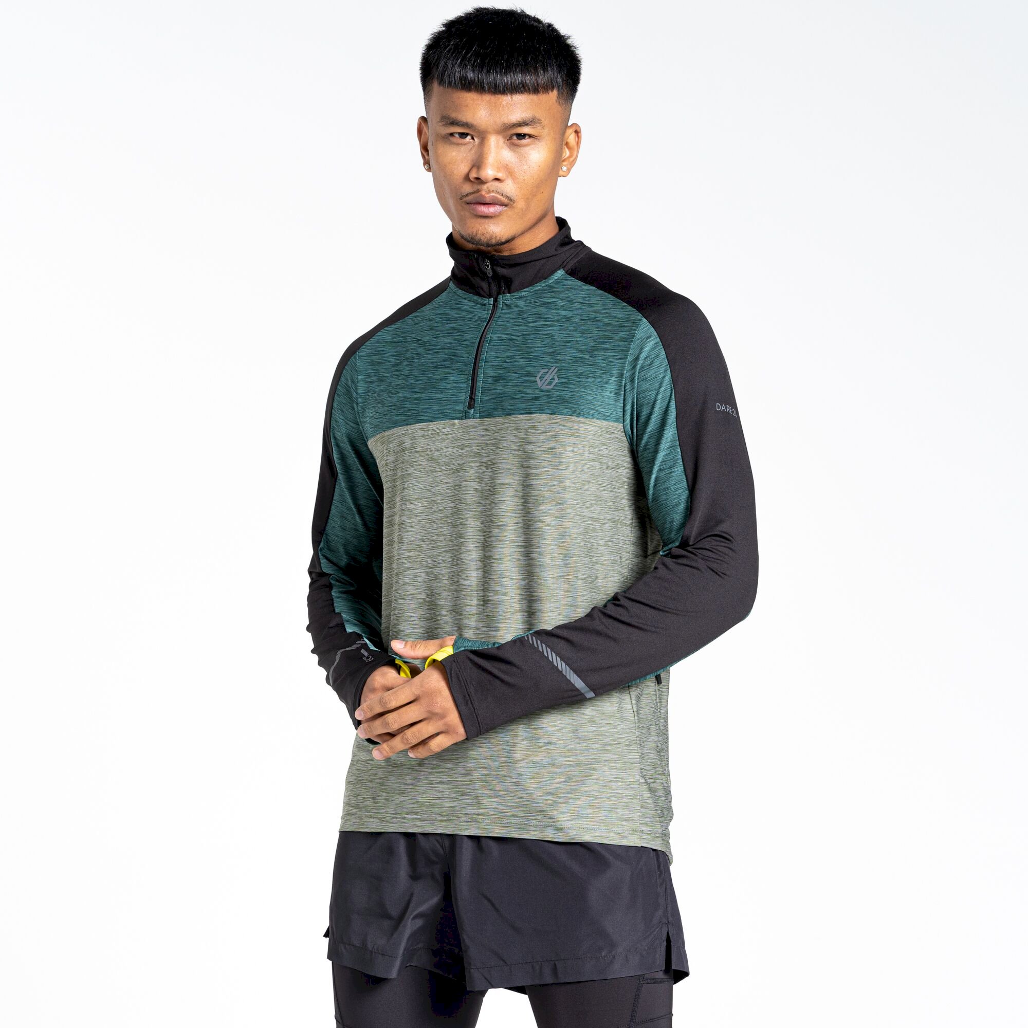 Dare 2b - Men's Power Up II Lightweight Jersey | Agave Green Fern Green