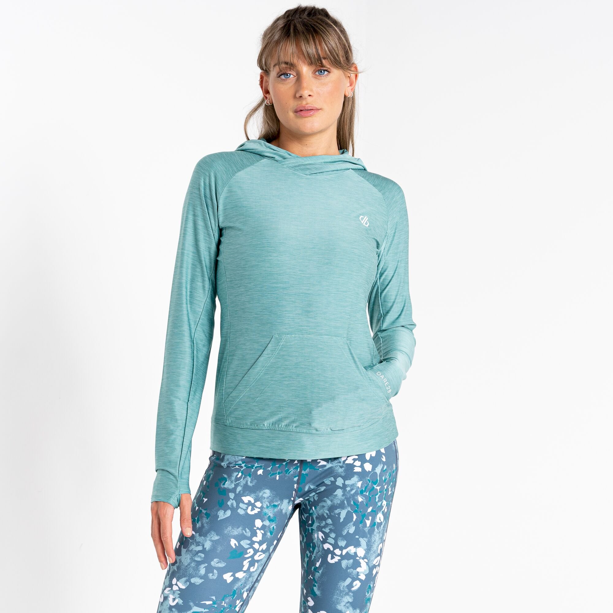 Dare 2b - Women's Sprint City Lightweight Hoodie | Canton Green Marl