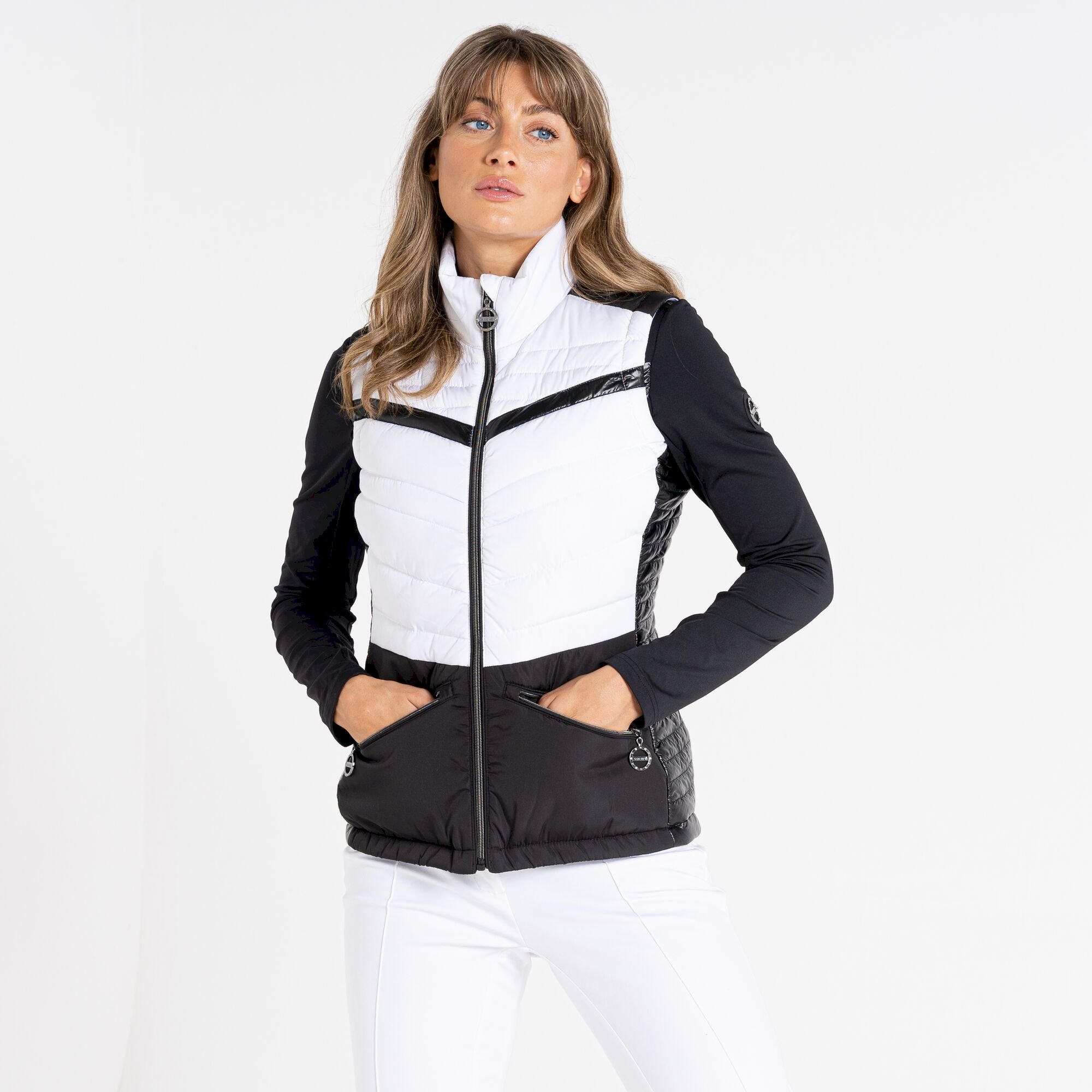 Dare 2b - Women's Burnish II Padded Gilet | White Black