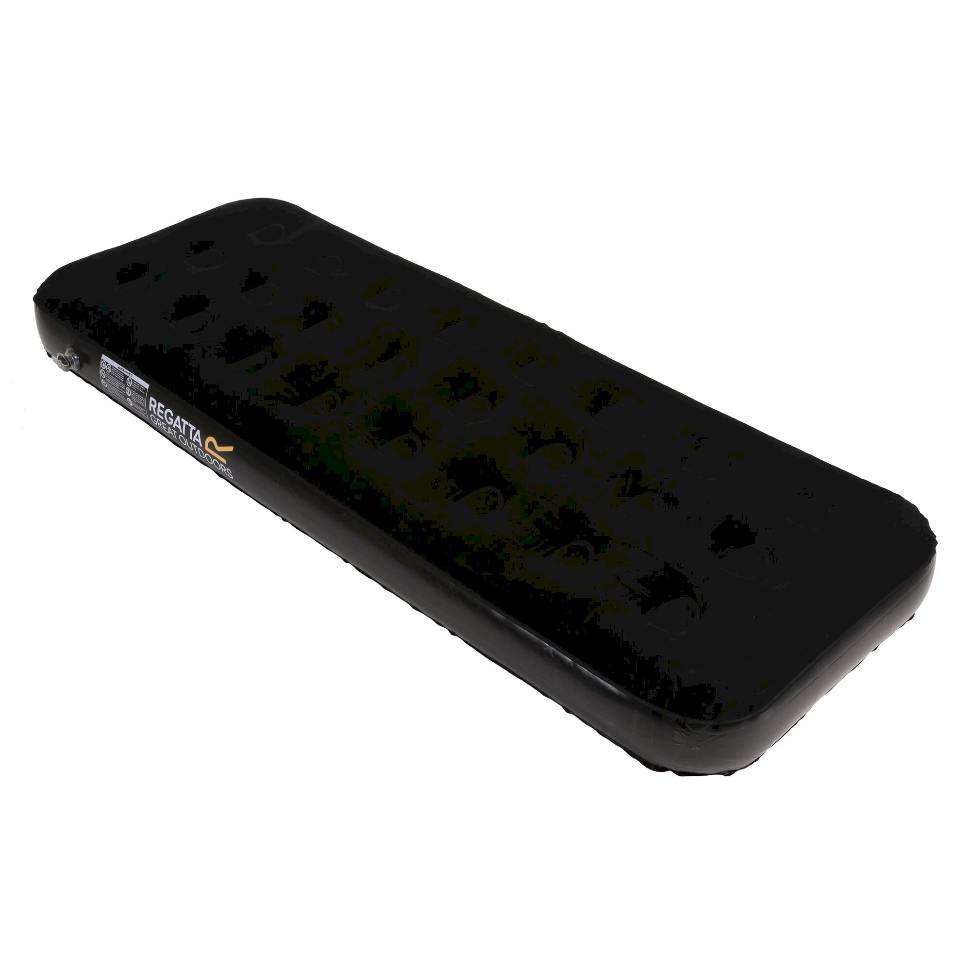 Flock Finish Single Airbed | Black