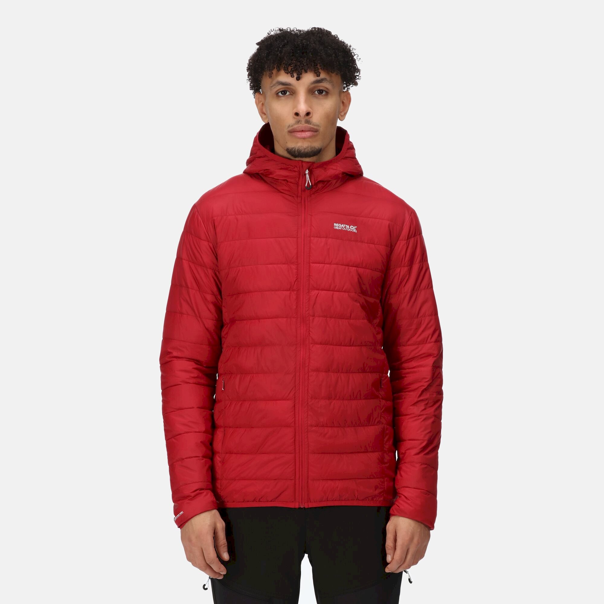 Men's Hooded Hillpack Lightweight Jacket | Dark Red