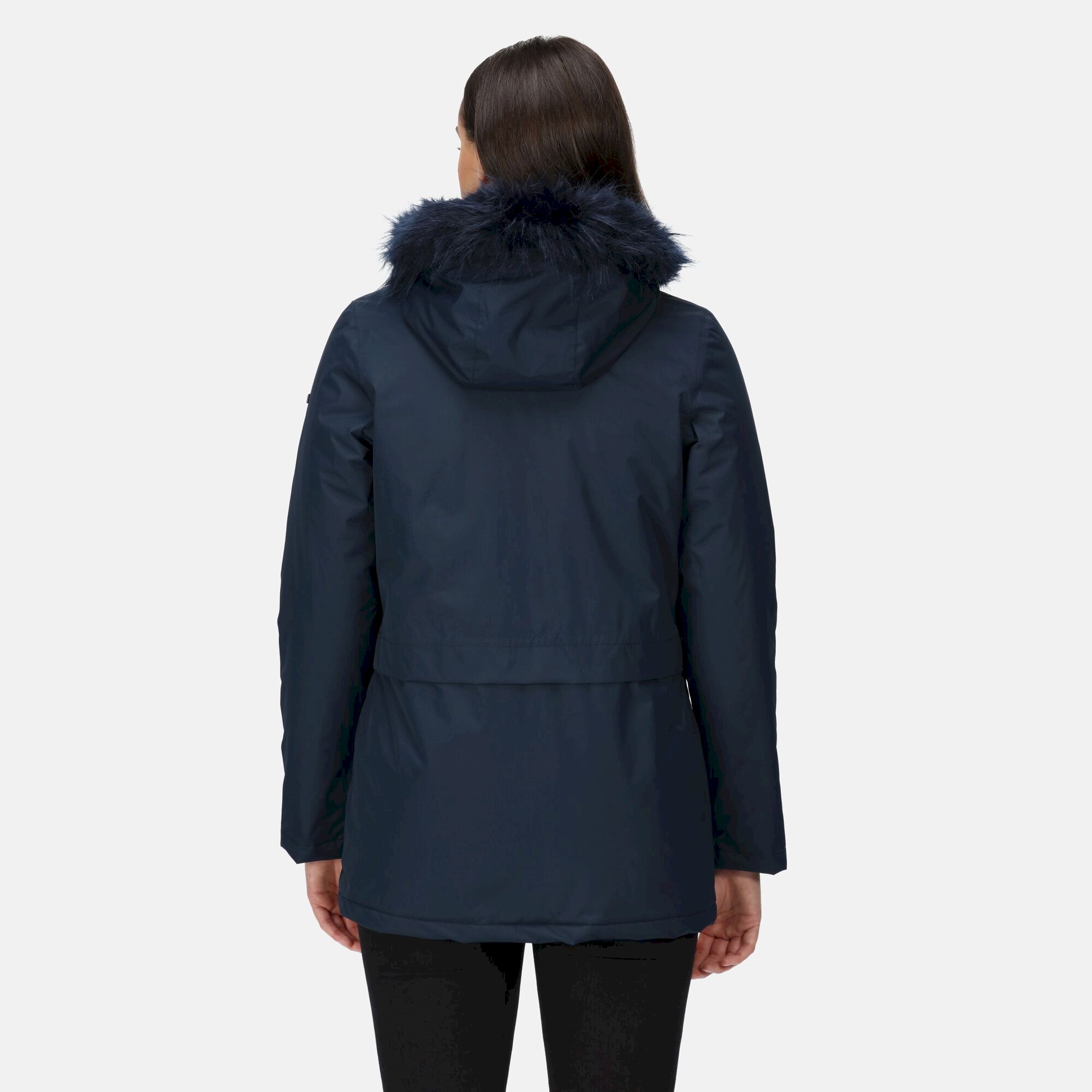Women's Myla II Fur Trim Parka Jacket | Navy