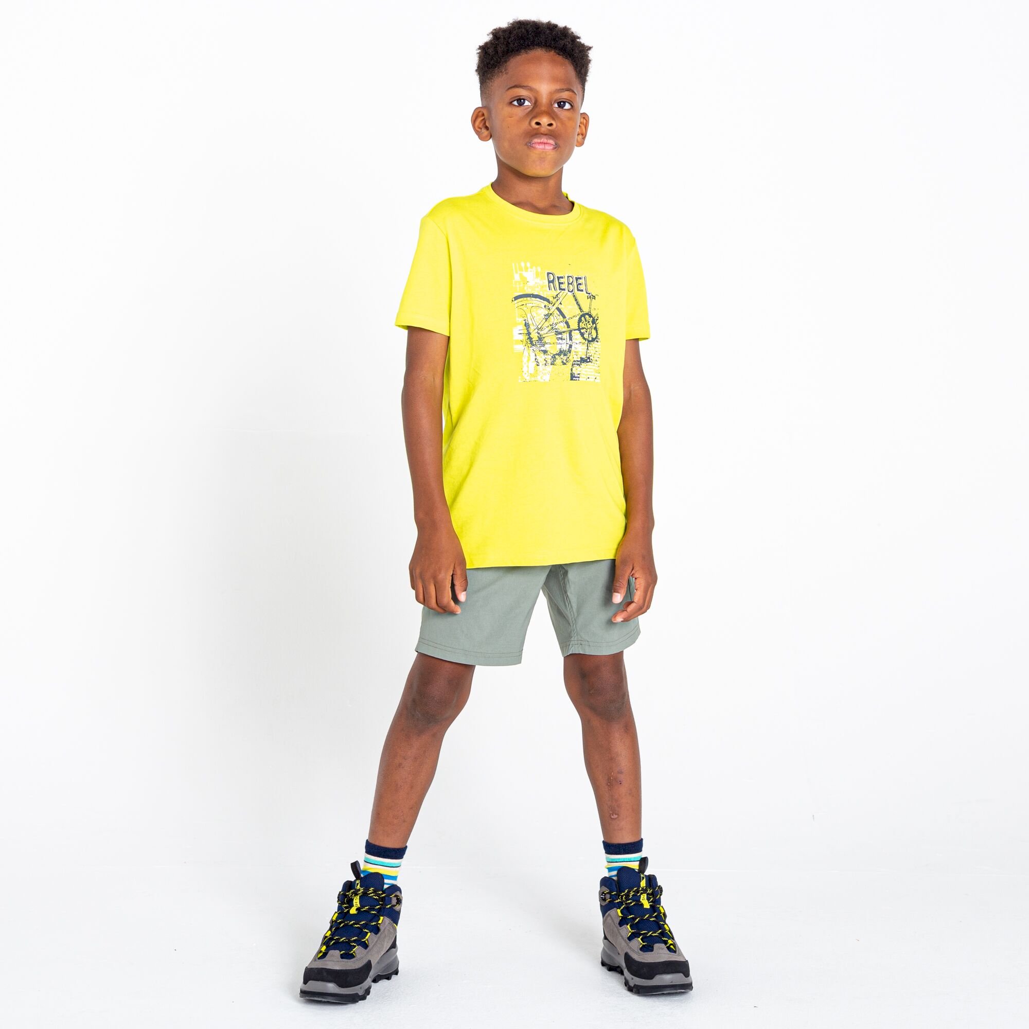 Dare 2b - Kids' Go Beyond Graphic Tee | Neon Spring