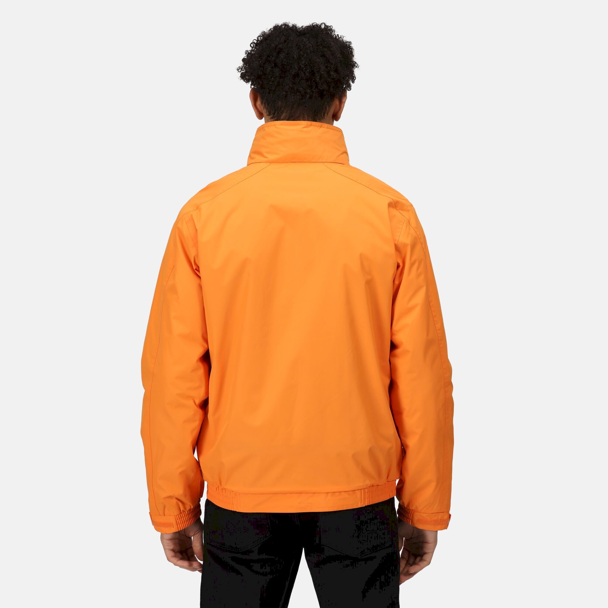 Men's Dover Fleece Lined Waterproof Insulated Bomber Jacket | Sun Orange Seal Grey