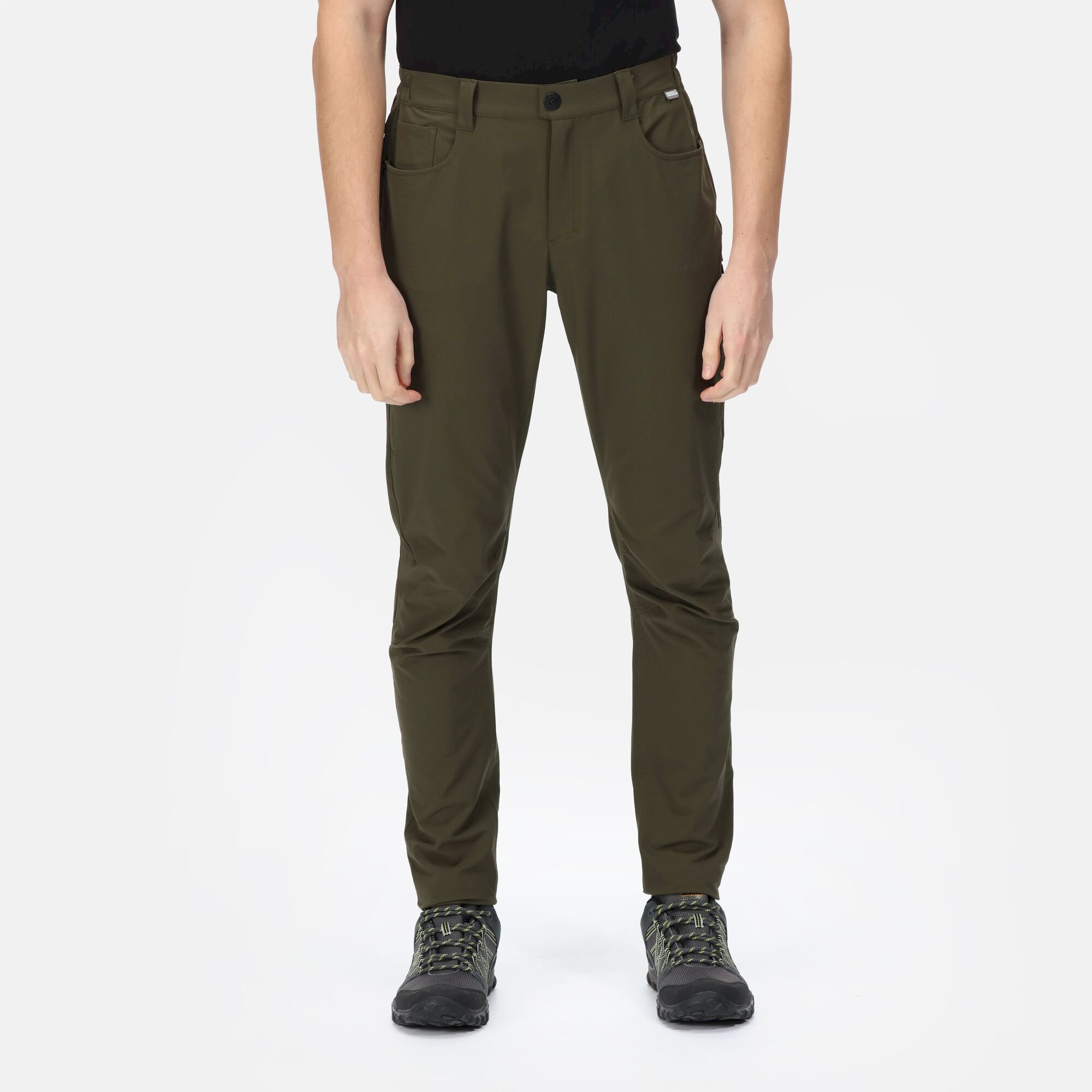 Men's Kennick Stretch Trousers | Dark Khaki