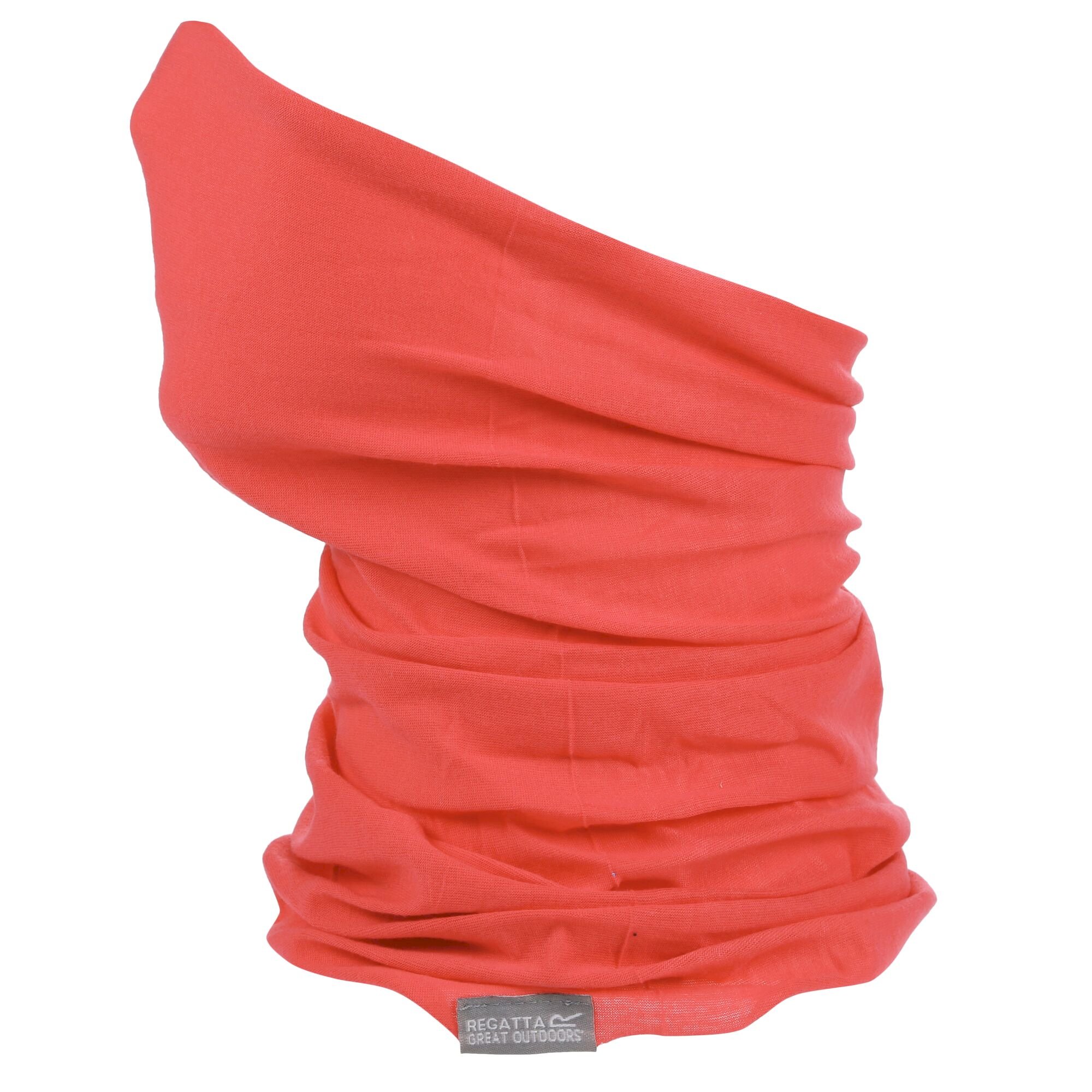 Adults Stretch Multitube Scarf | Neon Peach