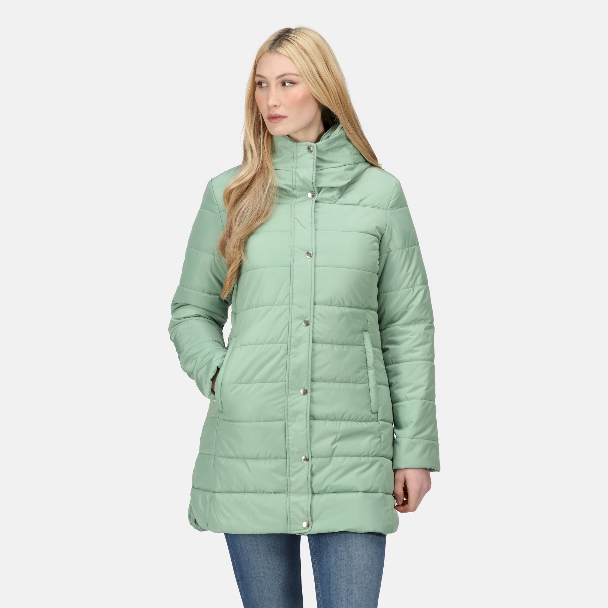 Women's Pamelina Hooded Parka Jacket | Basil