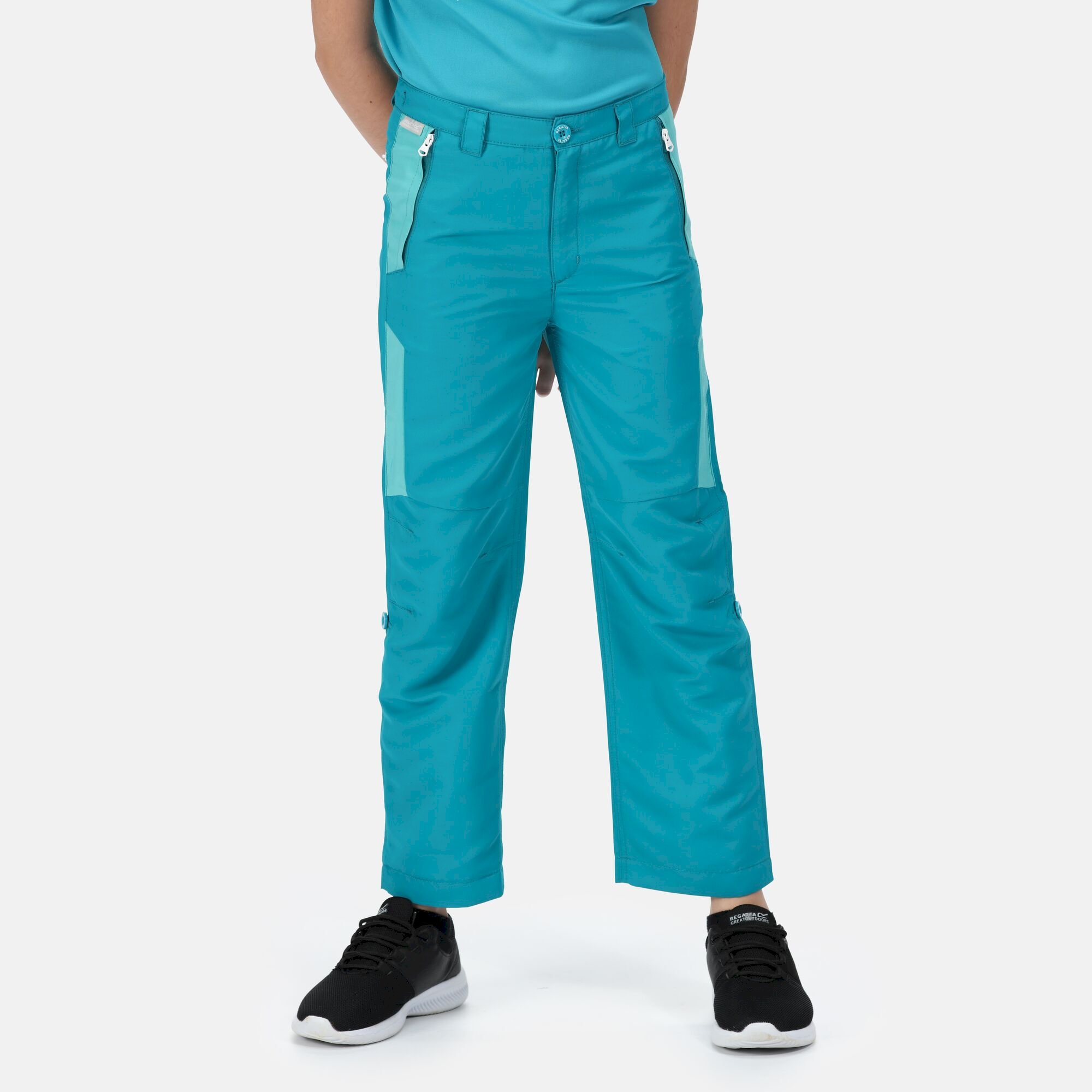 Kids' Sorcer V Mountain Walking Trousers | Enamel Turquoise