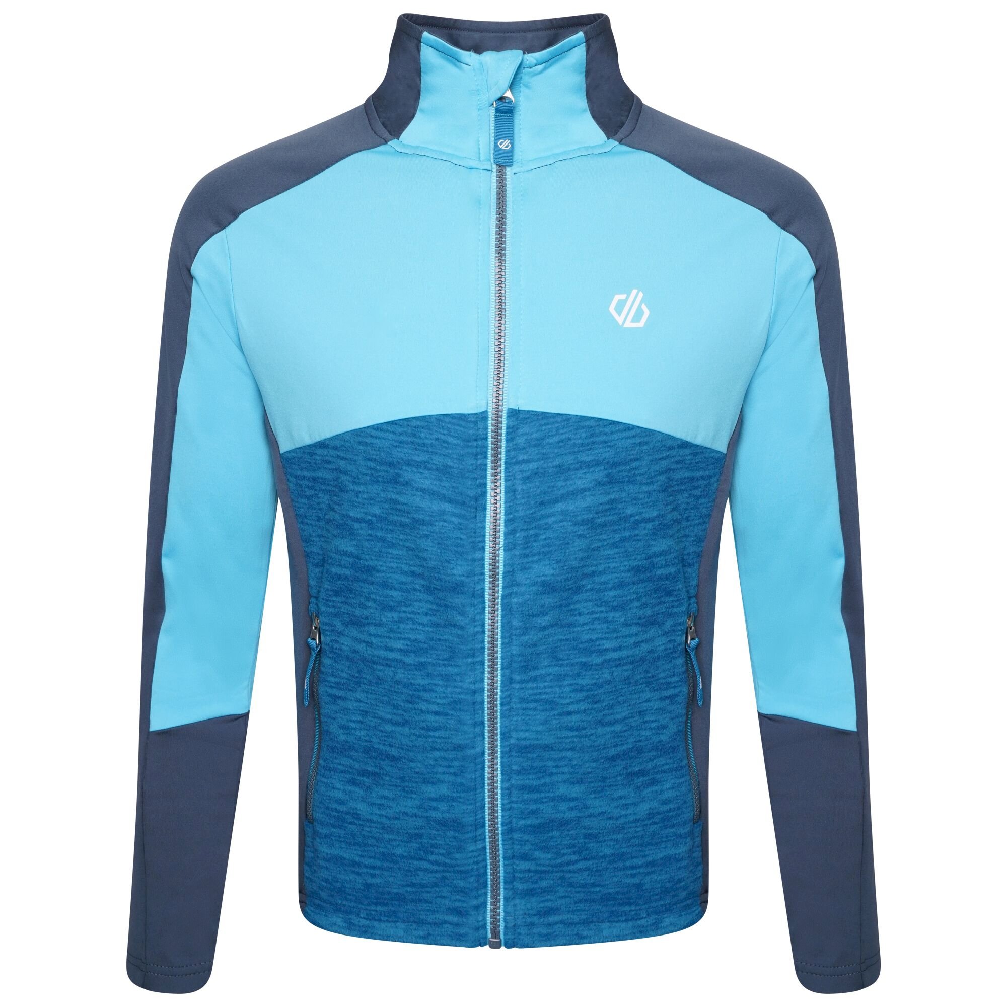 Dare 2b - Kids' Exception Recycled Core Stretch Midlayer | Meadowbrook Green Aqua Splash