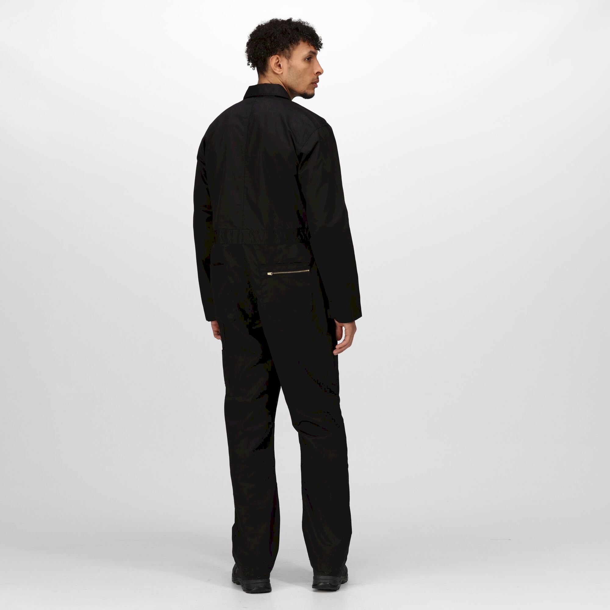 Men's Zip Fasten Coverall | Black
