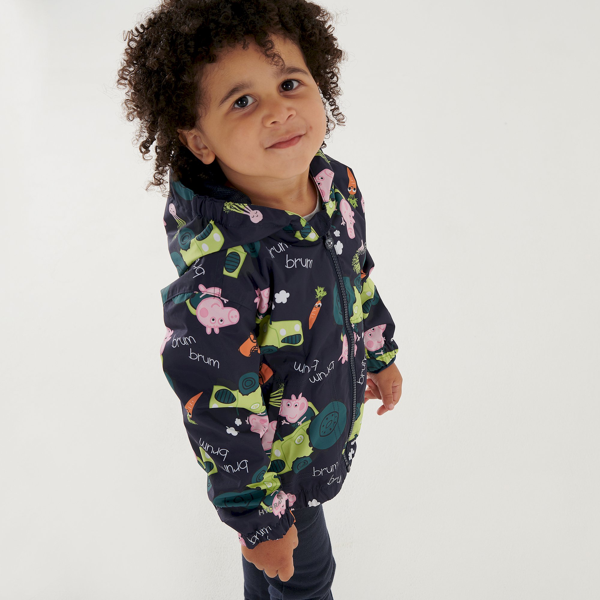 Peppa Pig Muddy Puddle Waterproof Jacket | Navy