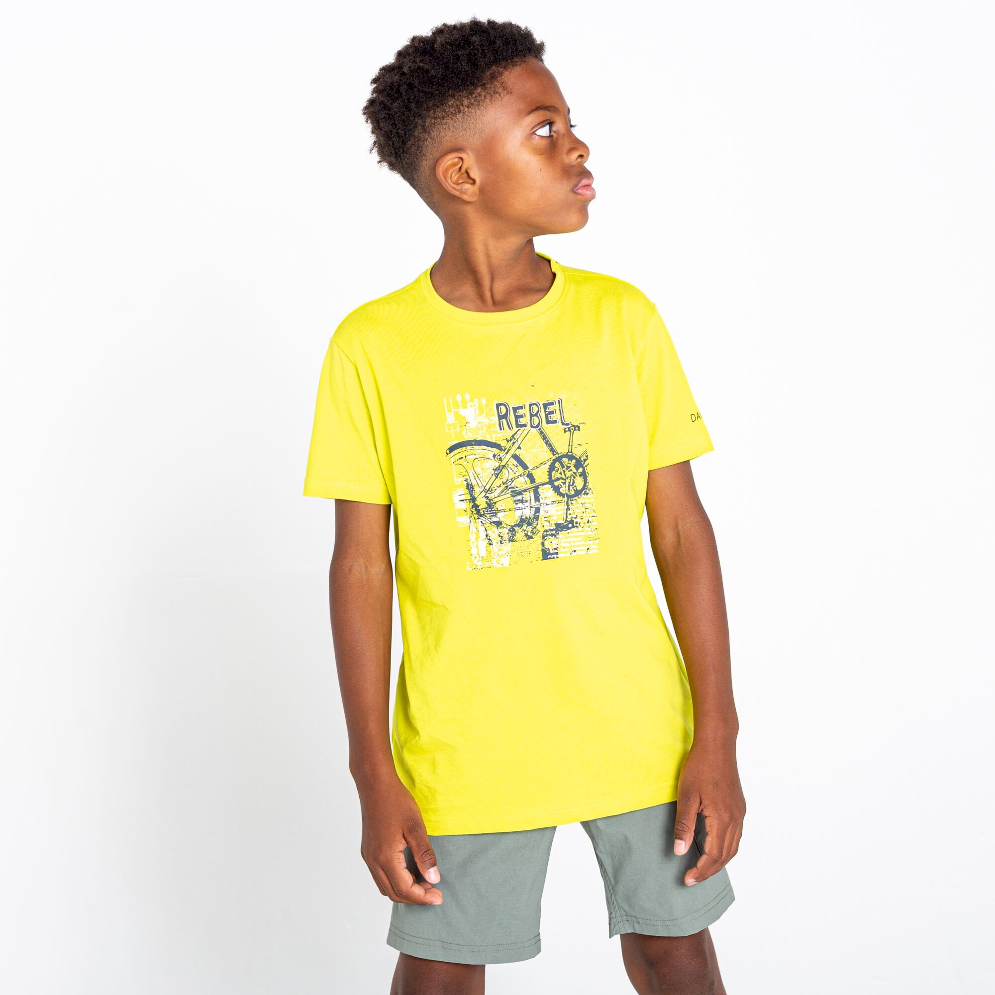 Dare 2b - Kids' Go Beyond Graphic Tee | Neon Spring