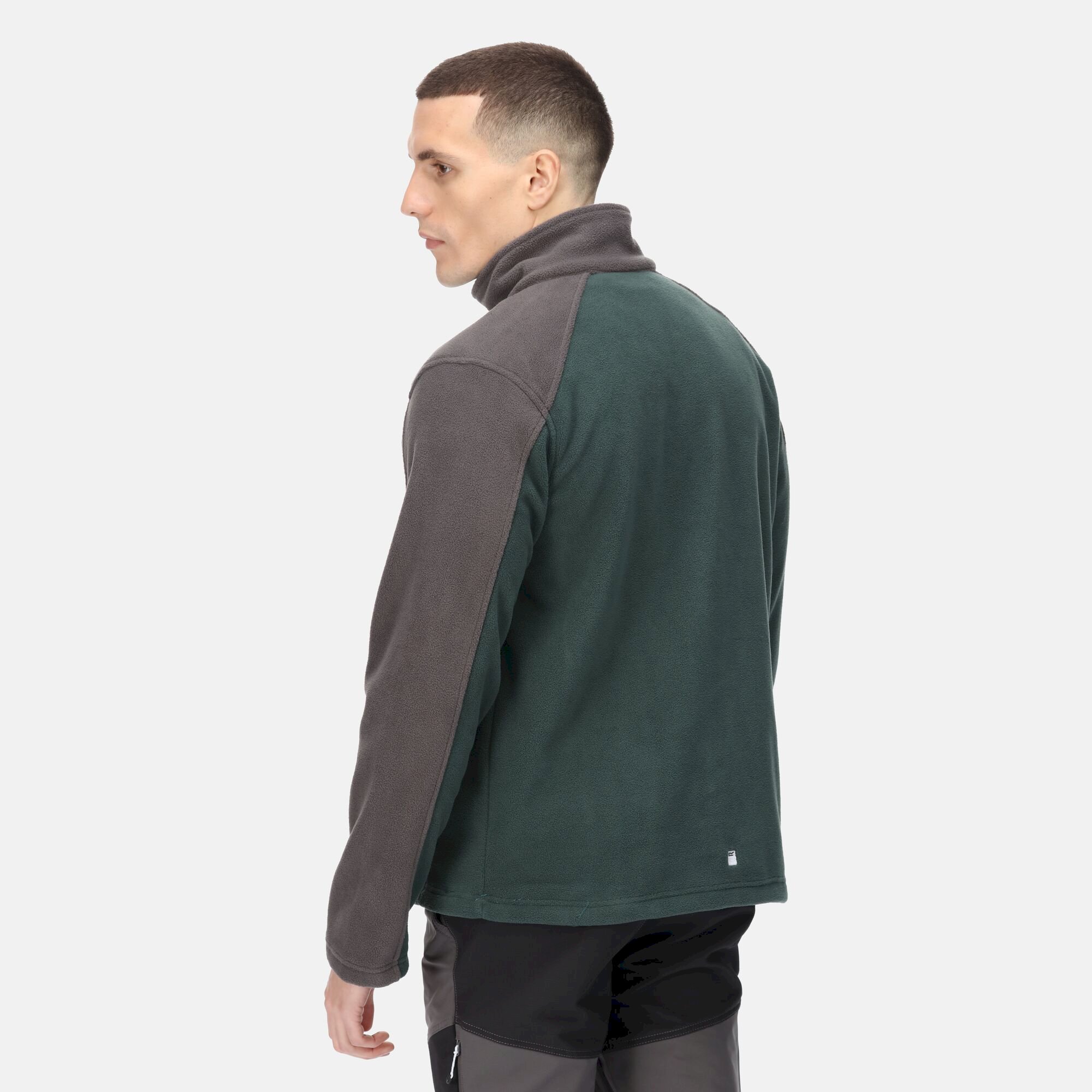 Men's Hedman II Heavyweight Full Zip Fleece | Green Gables Dark Grey
