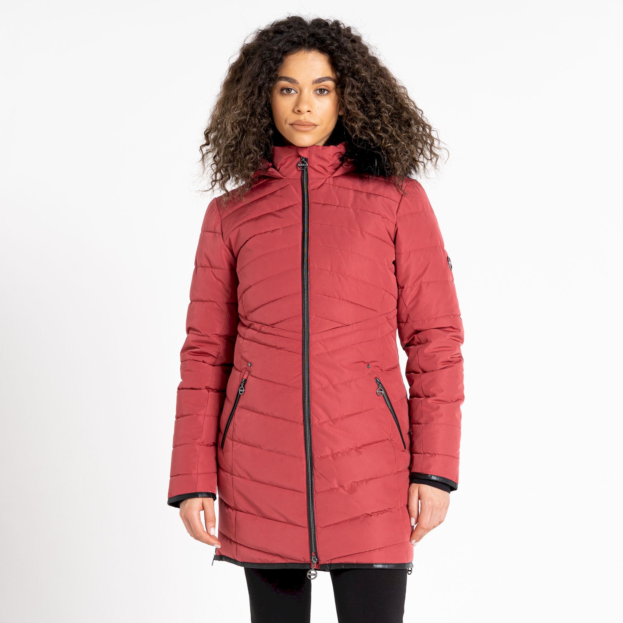 Dare 2b - Women's Striking III Longline Padded Jacket | Earth Rose