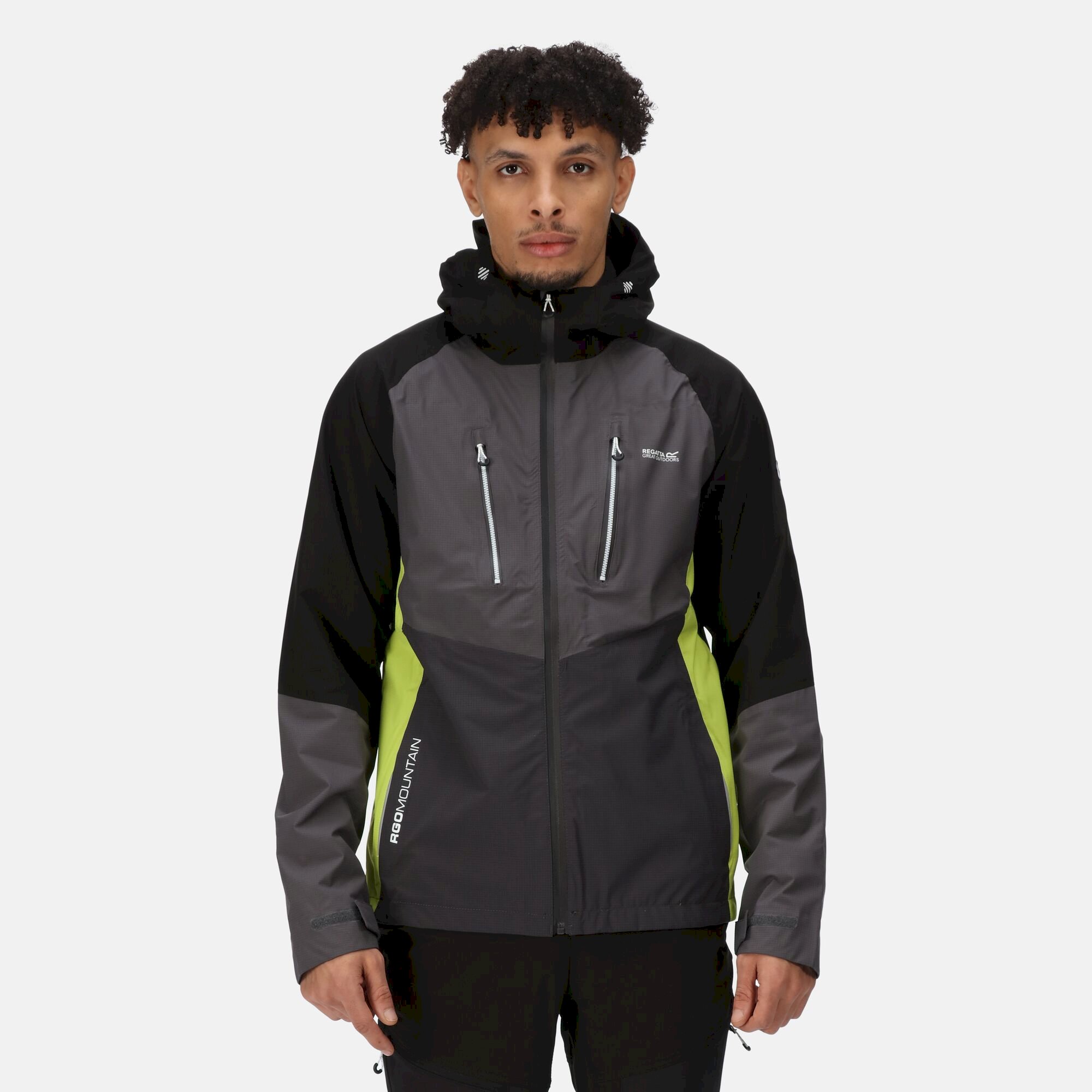 Men's Sacramento VIII Waterproof Jacket | Black Dark Grey