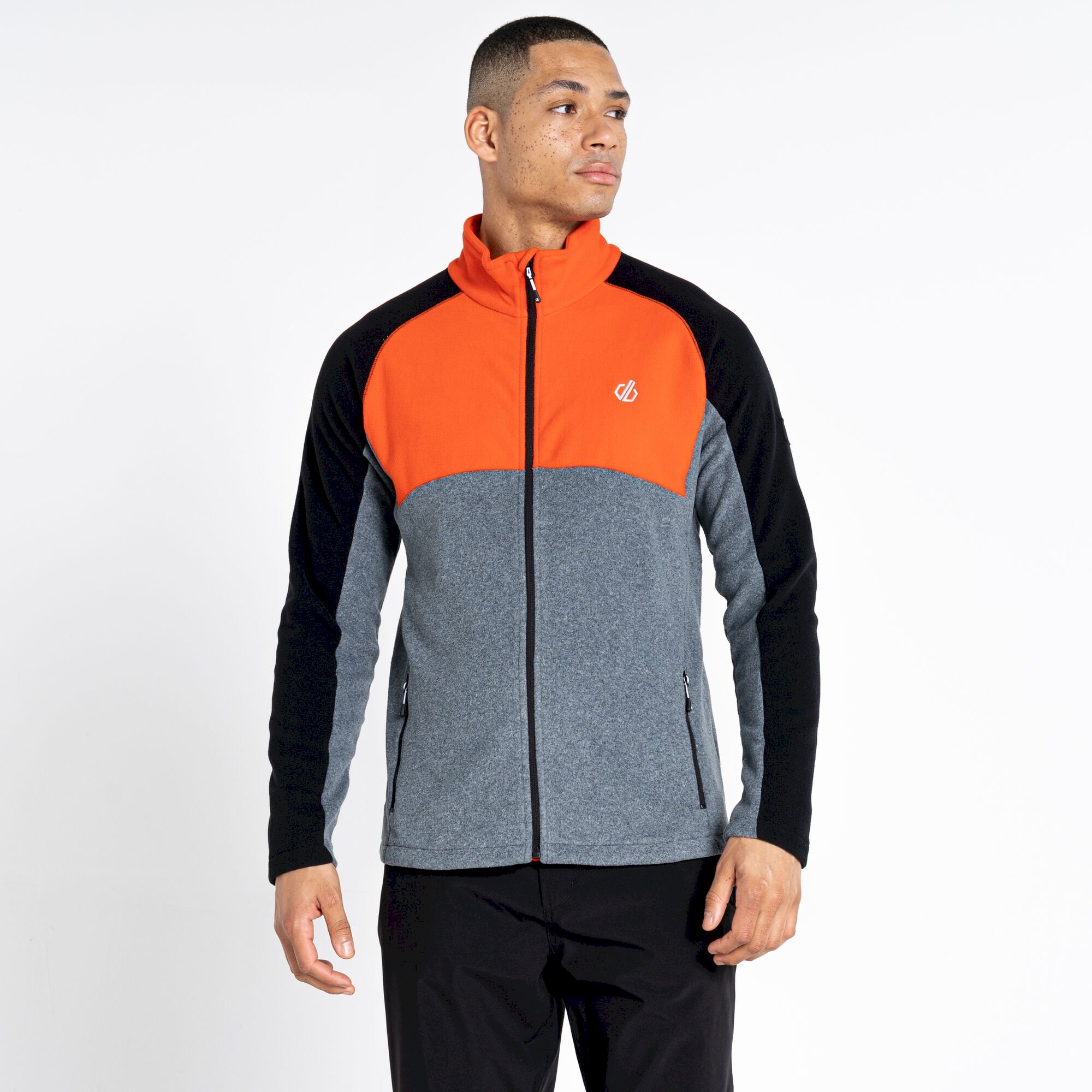 Dare 2b - Men's Audacious Full Zip Fleece | Orion Grey Infrared
