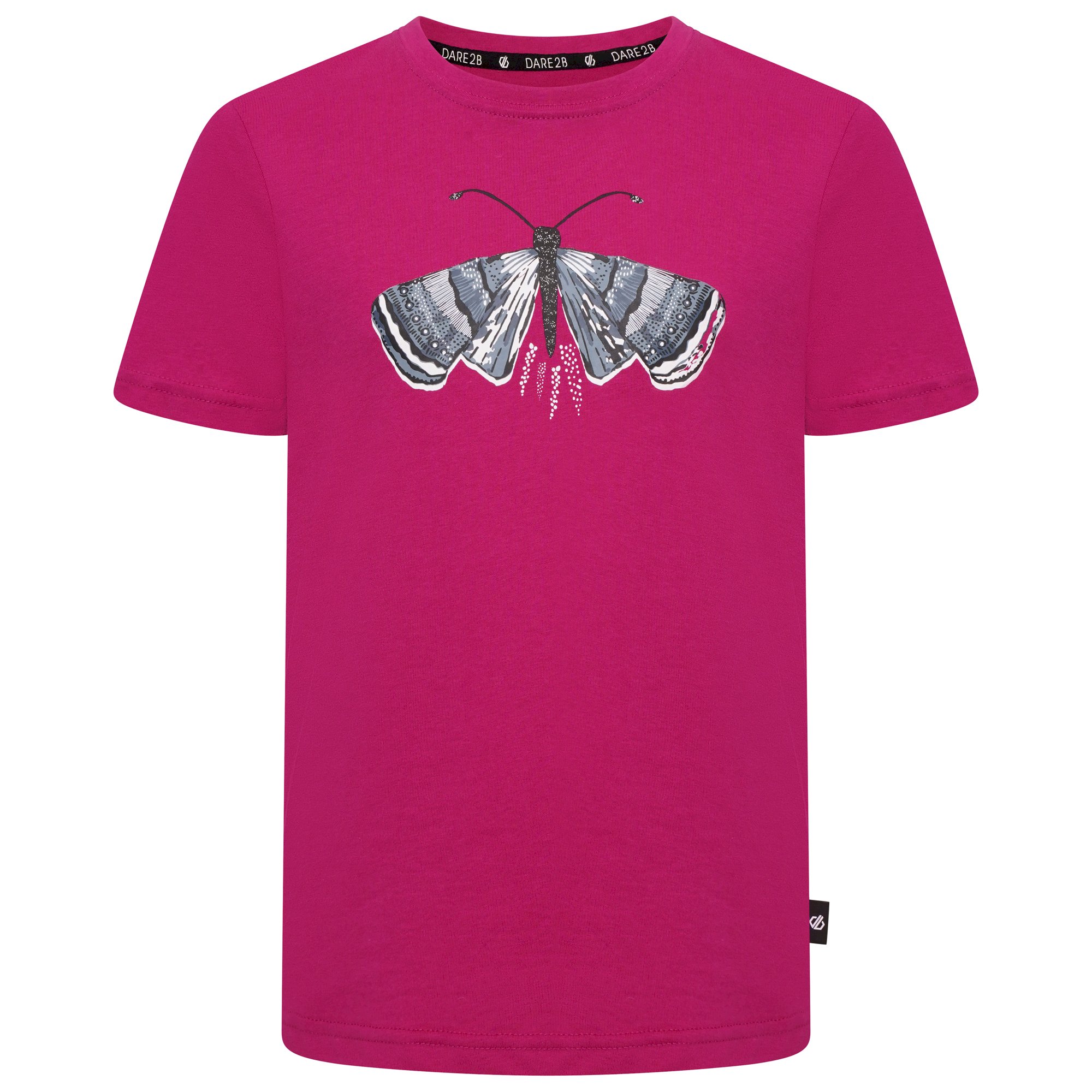 Dare 2b - Kids' Go Beyond Graphic Tee | Fuchsia Marl