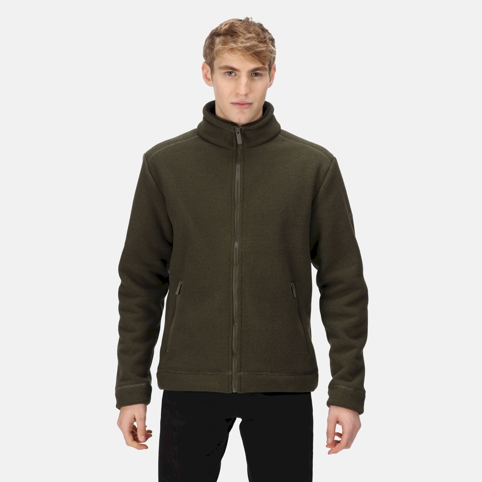 Men's Garrian II Full Zip Fleece | Dark Khaki