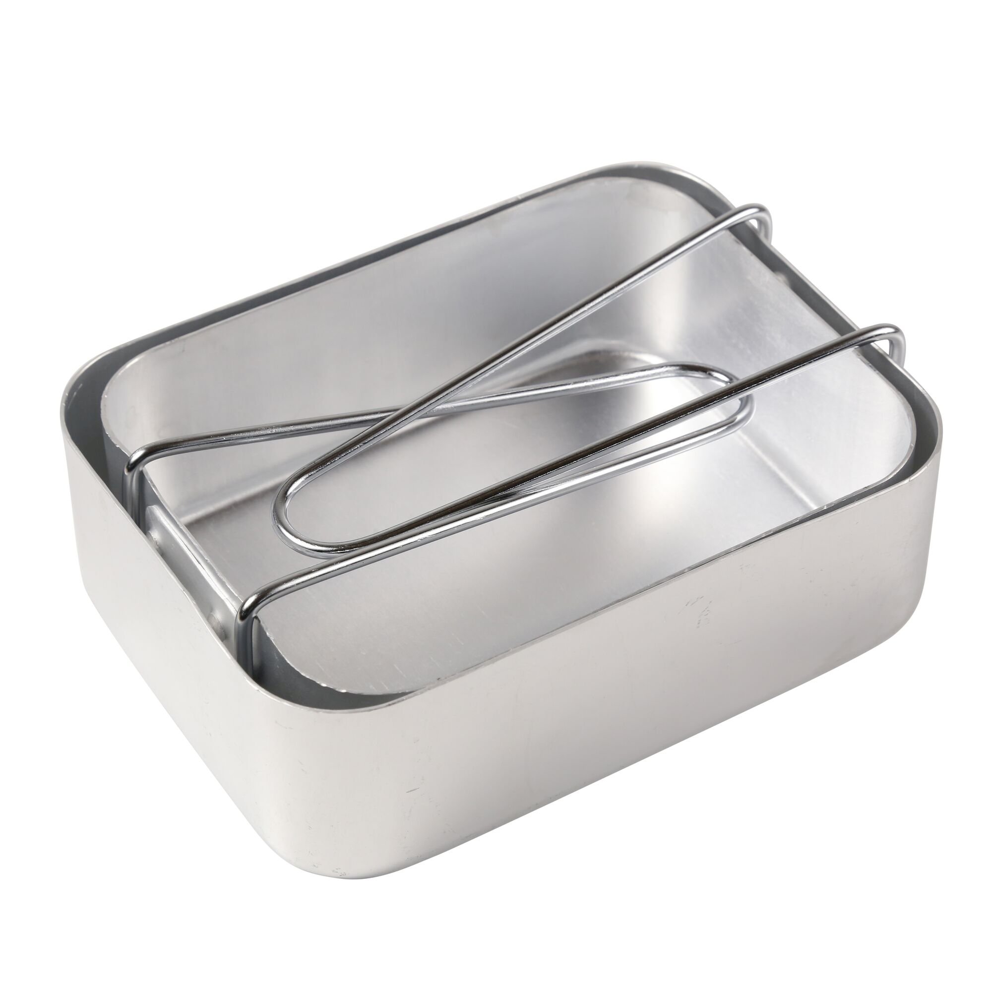Lightweight Aluminium Mess Tin Set | Silver
