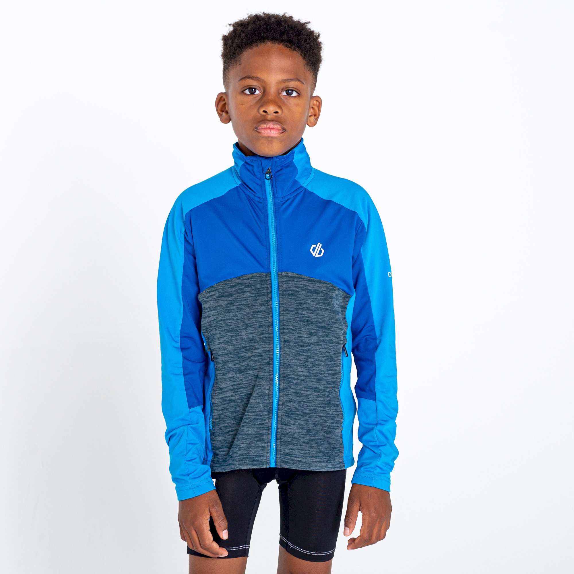 Dare 2b - Kids' Exception Recycled Core Stretch Midlayer | Teton Blue Snorkel Blue