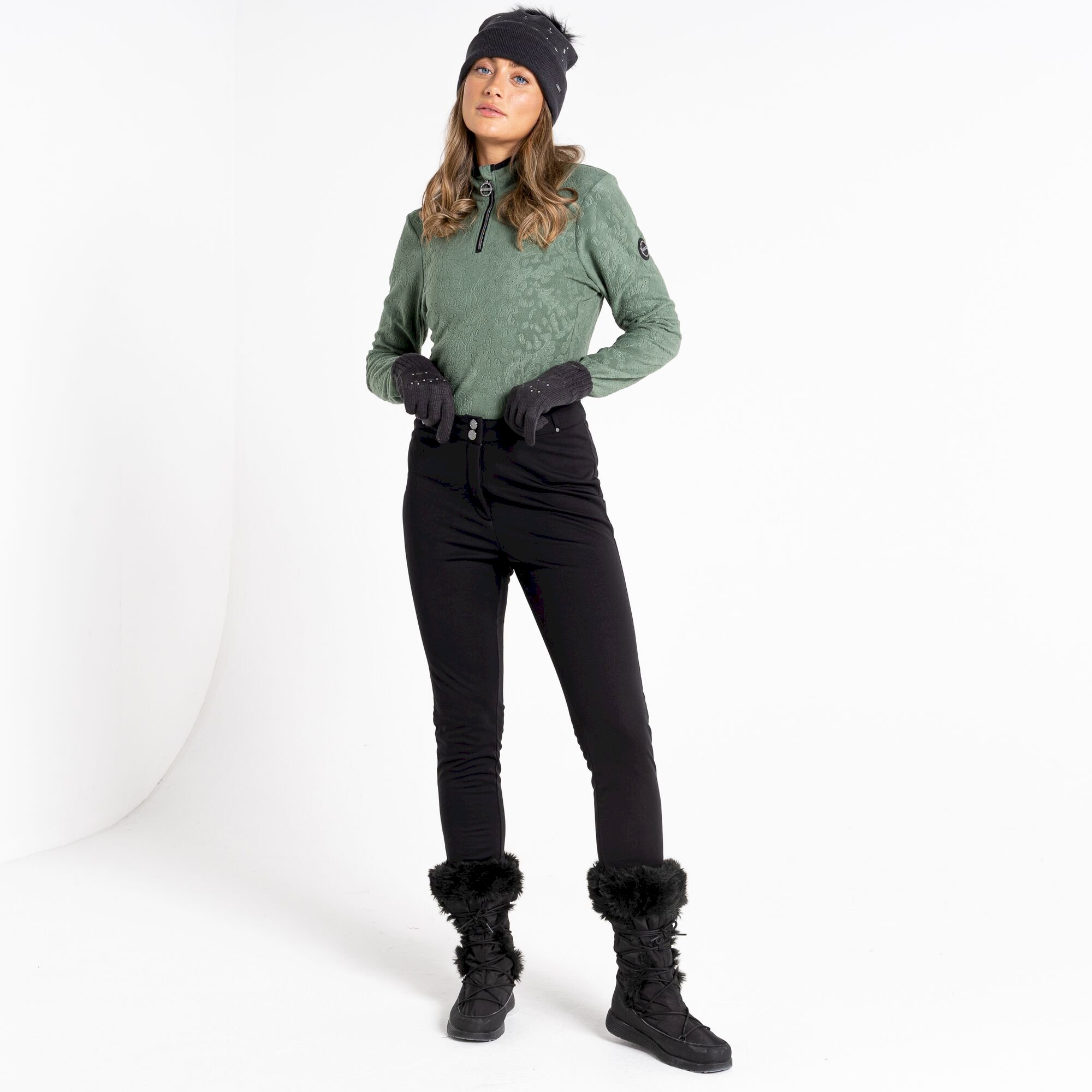 Dare 2b - Women's Savy II Half Zip Fleece | Duck Green