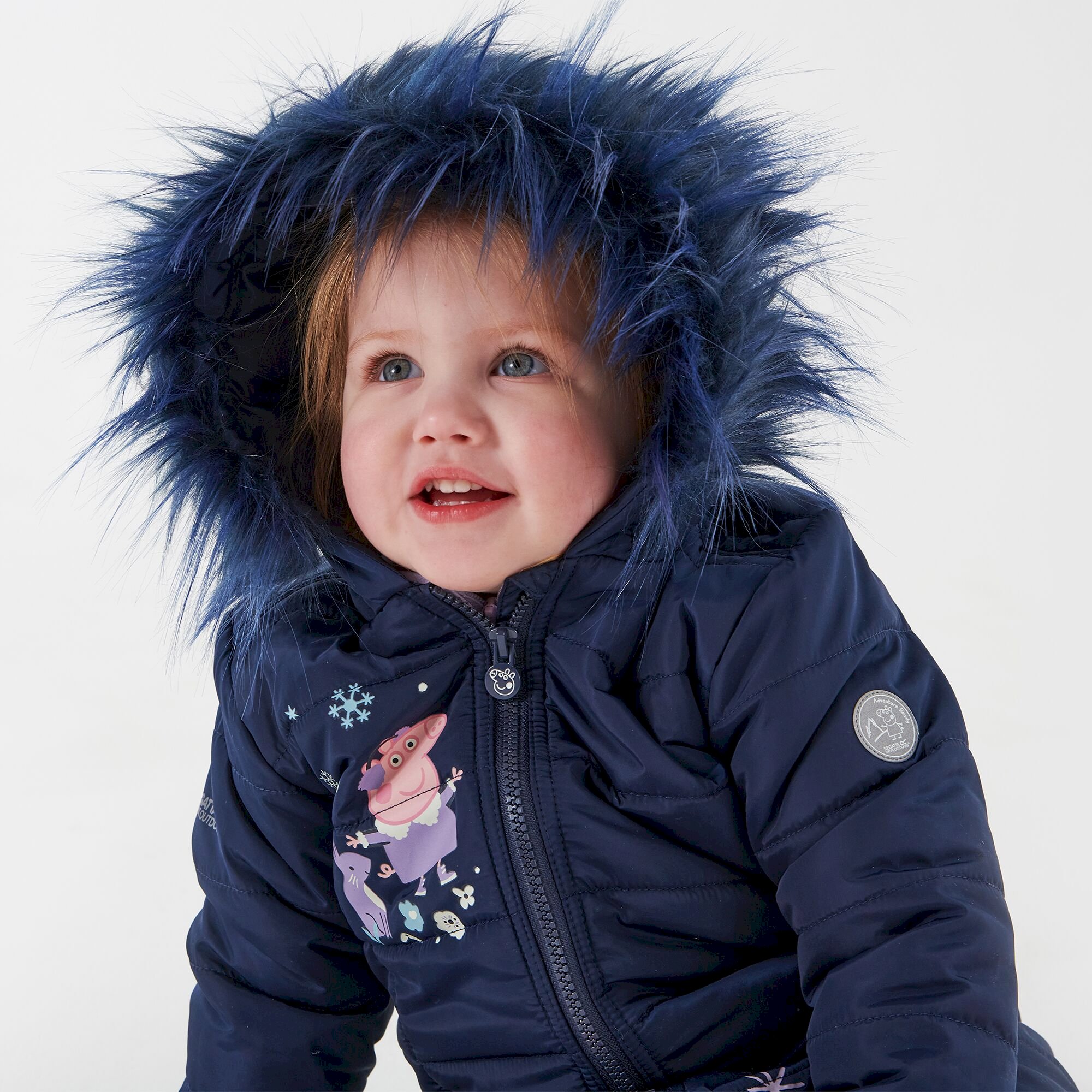 Girls' Peppa Padded Jacket | Navy
