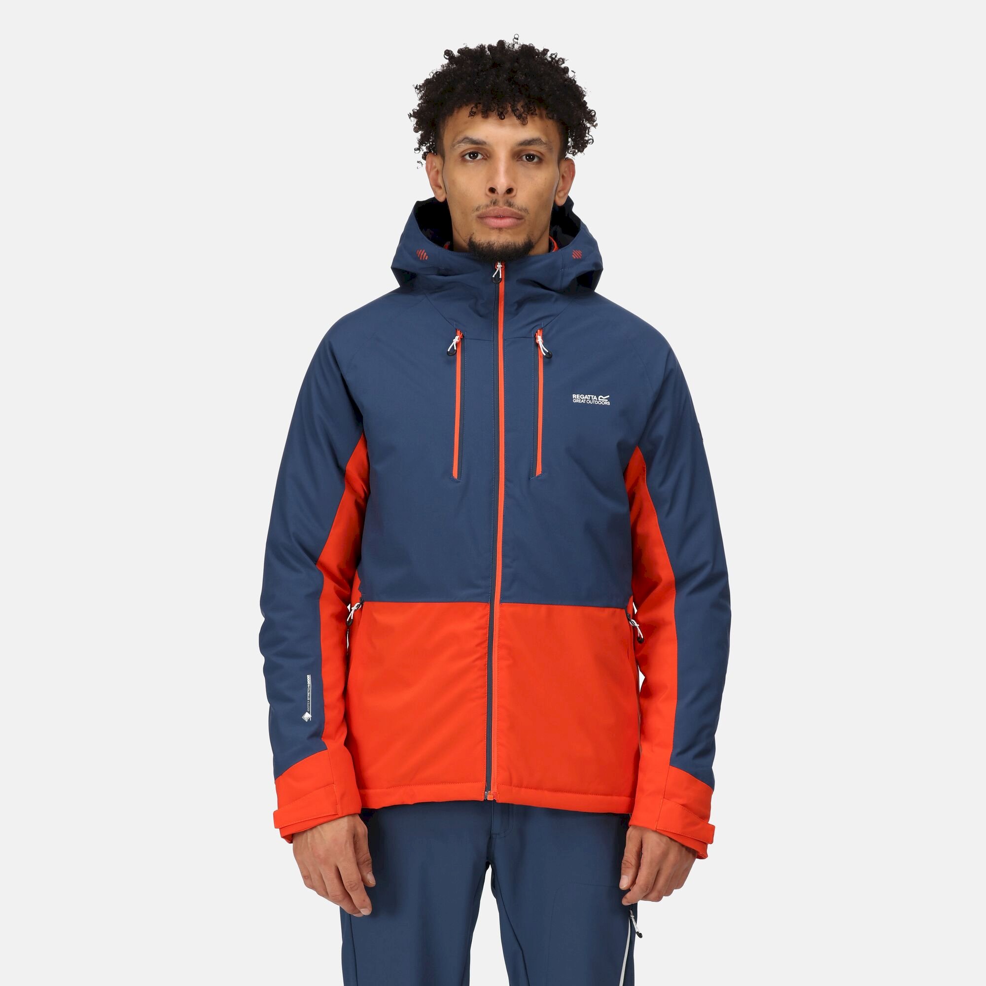 Men's Highton Stretch Padded Jacket III | Admiral Blue Rusty Orange
