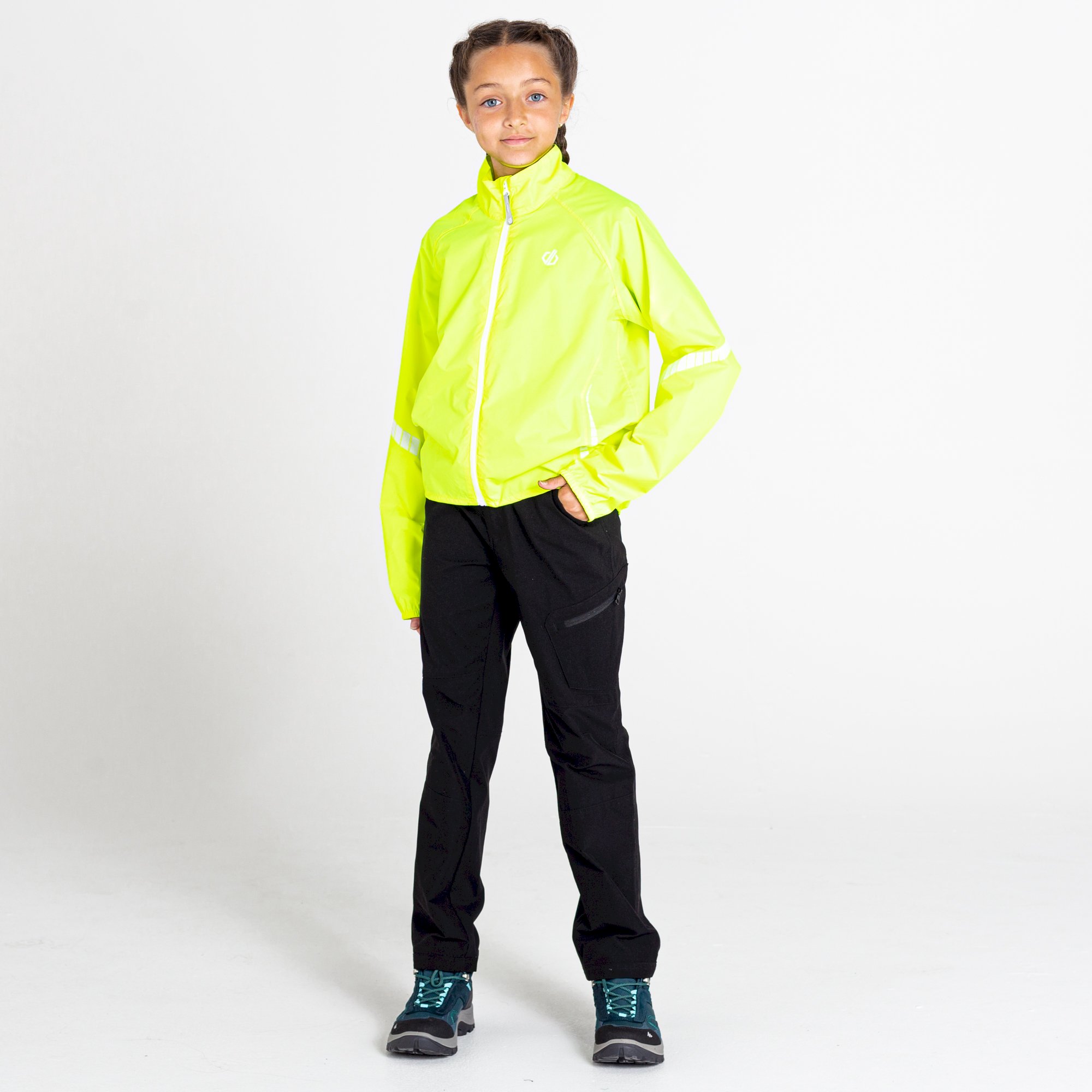 Dare 2b - Kids' Cordial Waterproof Shell Jacket | Fluro Yellow
