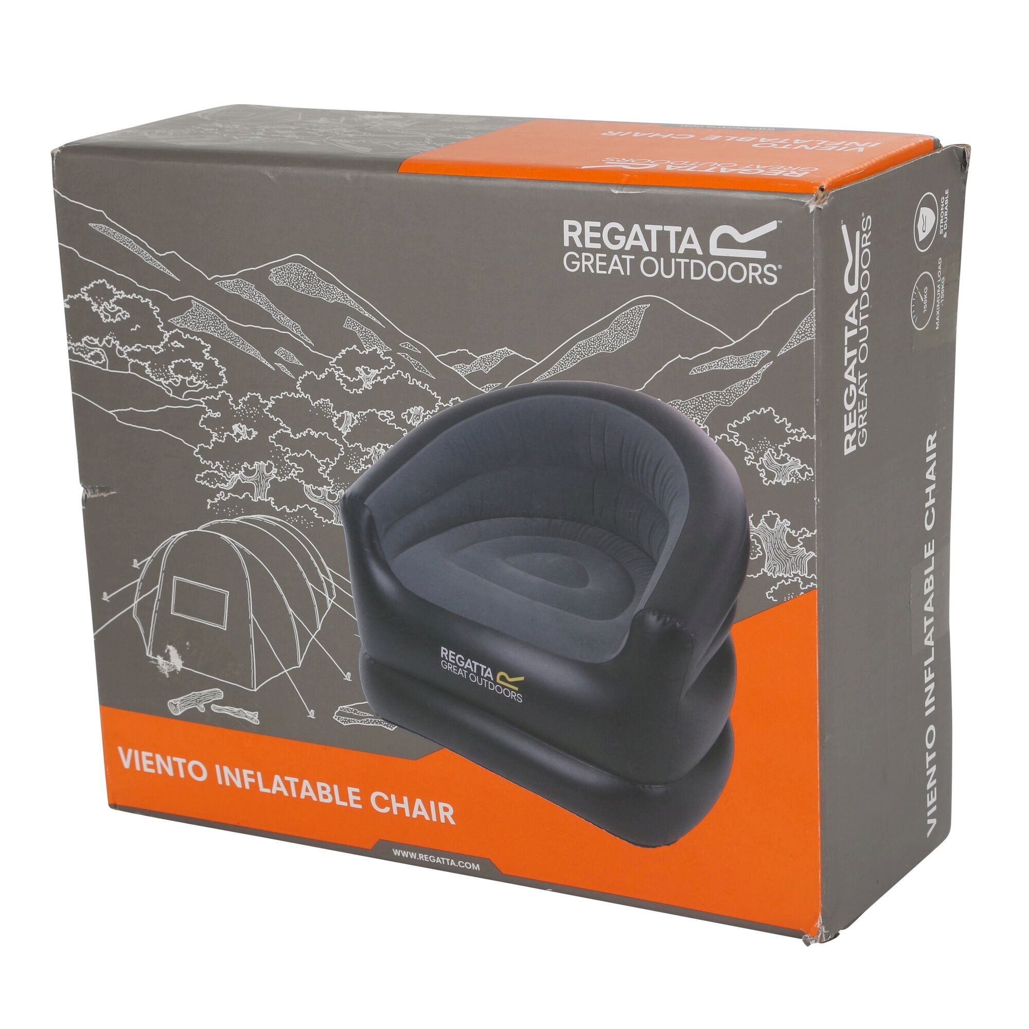 Viento Inflatable Chair | Black Ebony