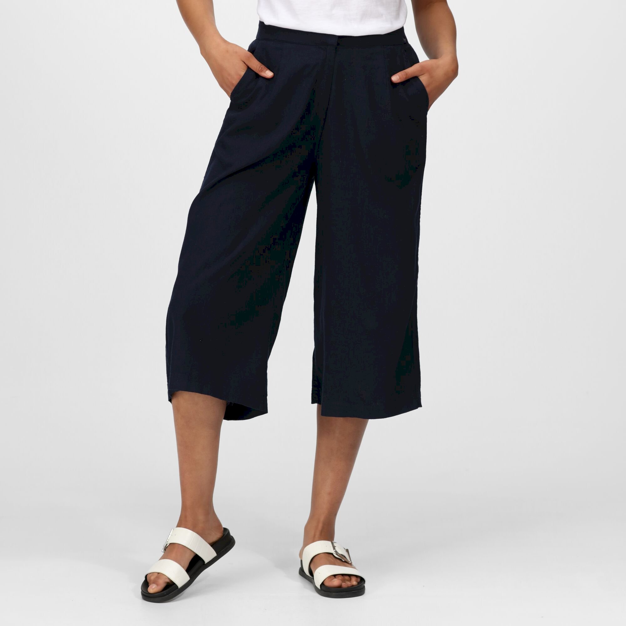 Women's Madley Culotte Trousers | Navy