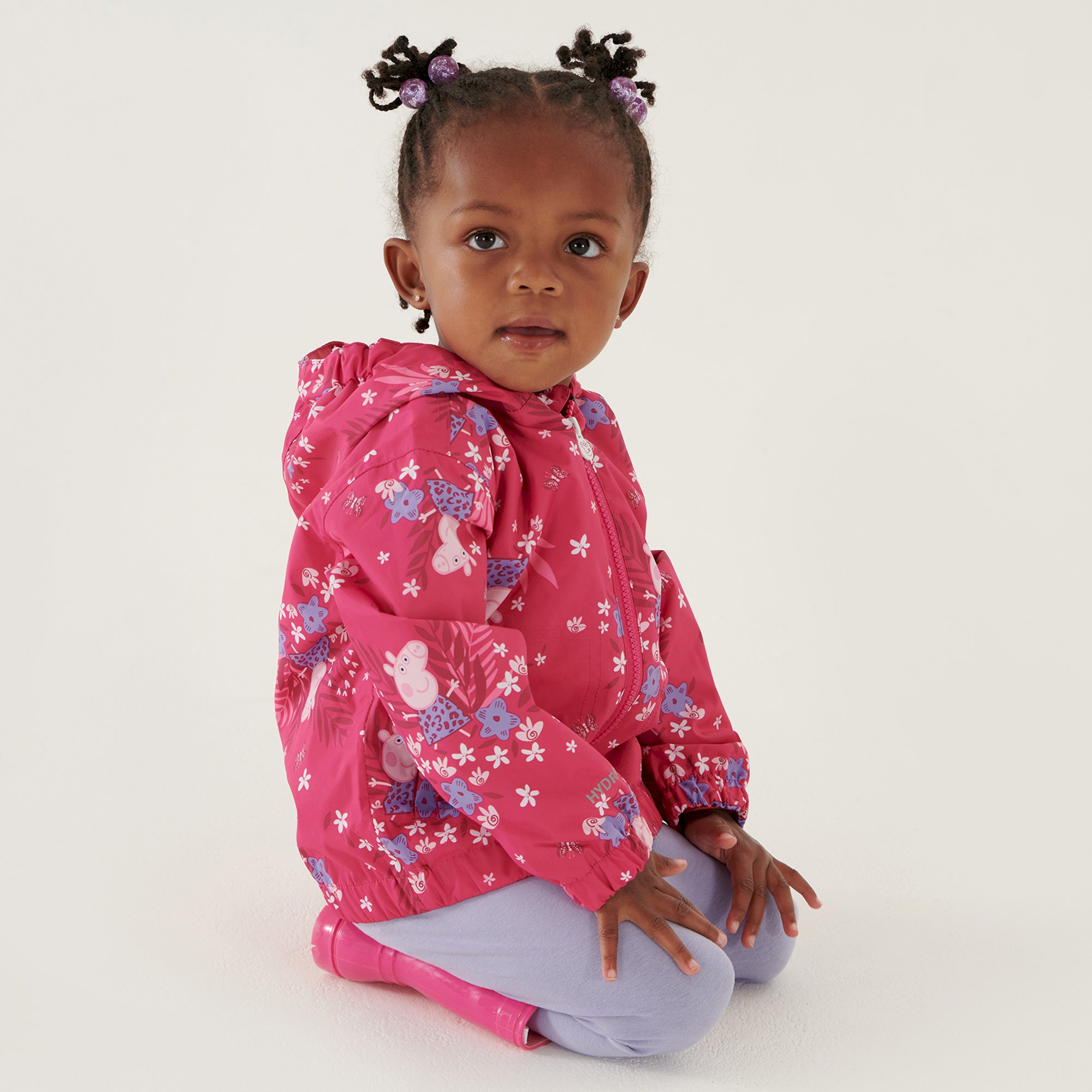 Peppa Pig Muddy Puddle Waterproof Jacket | Pink Fusion
