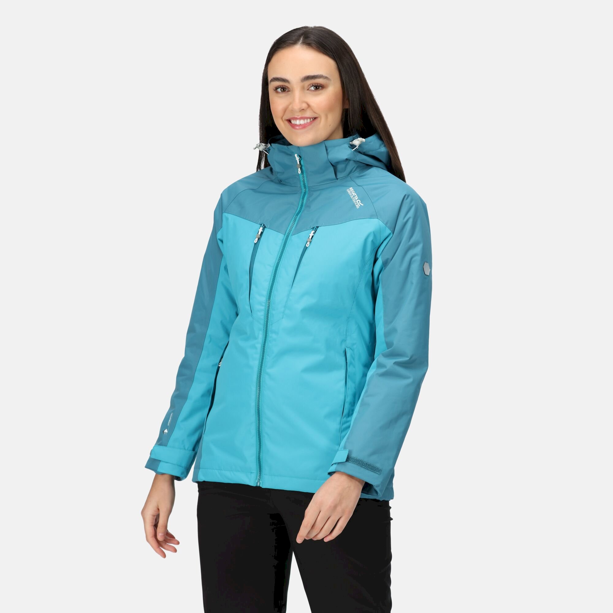 Women's Winter Calderdale Waterproof Jacket | Pagoda Blue Dragonfly