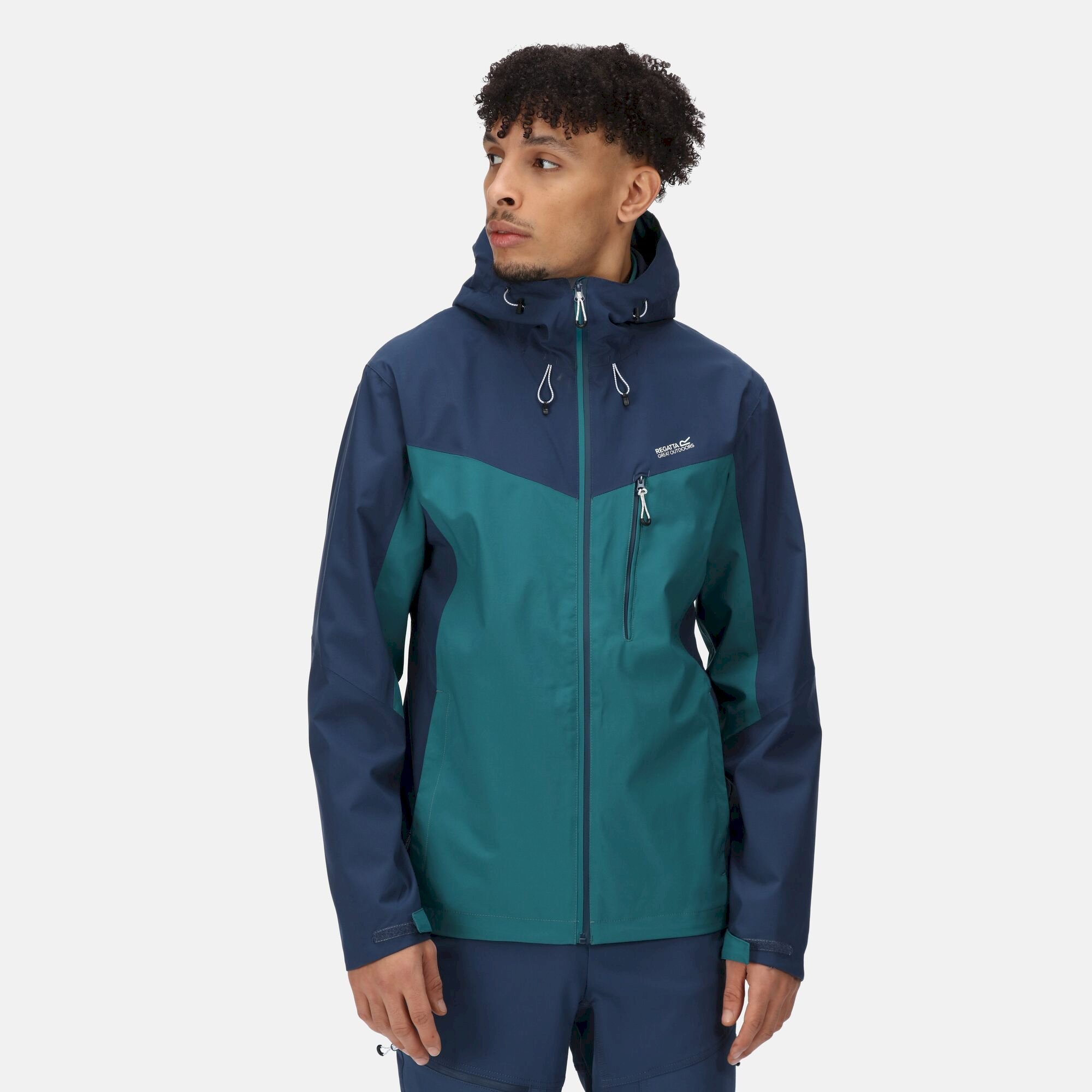 Men's Birchdale Waterproof Jacket | Pacific Green Admiral Blue