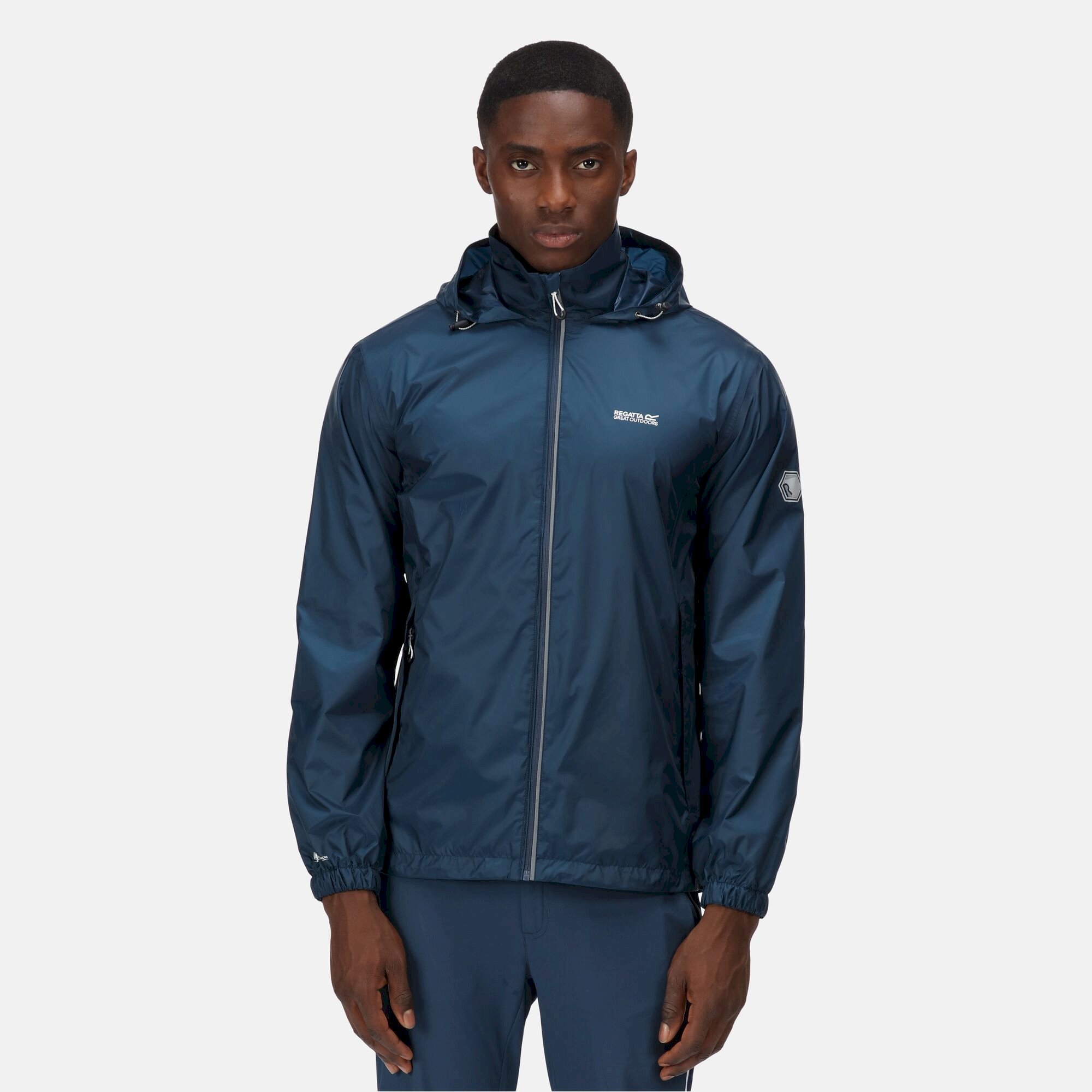 Men's Lyle IV Waterproof Packaway Jacket | Moonlight Denim