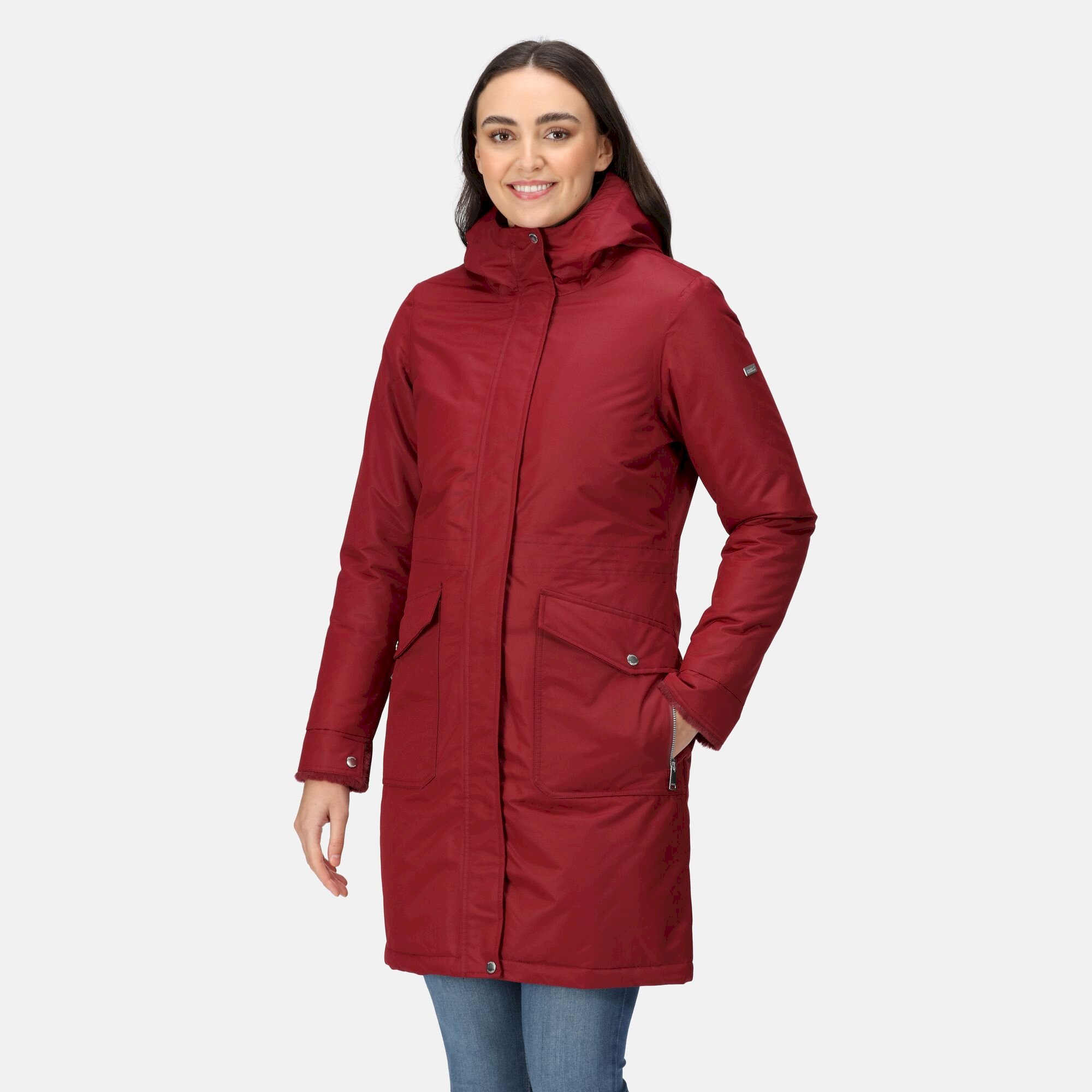 Women's Romine Waterproof Parka Jacket | Cabernet