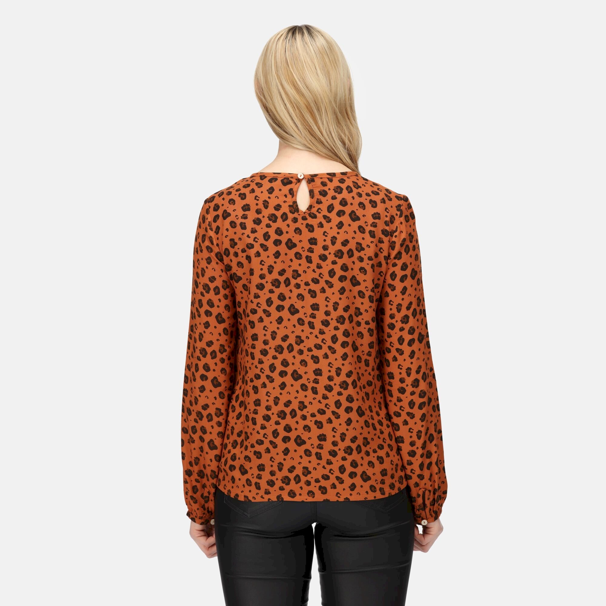 Women's Hadria Printed Blouse | Copper Almond Animal