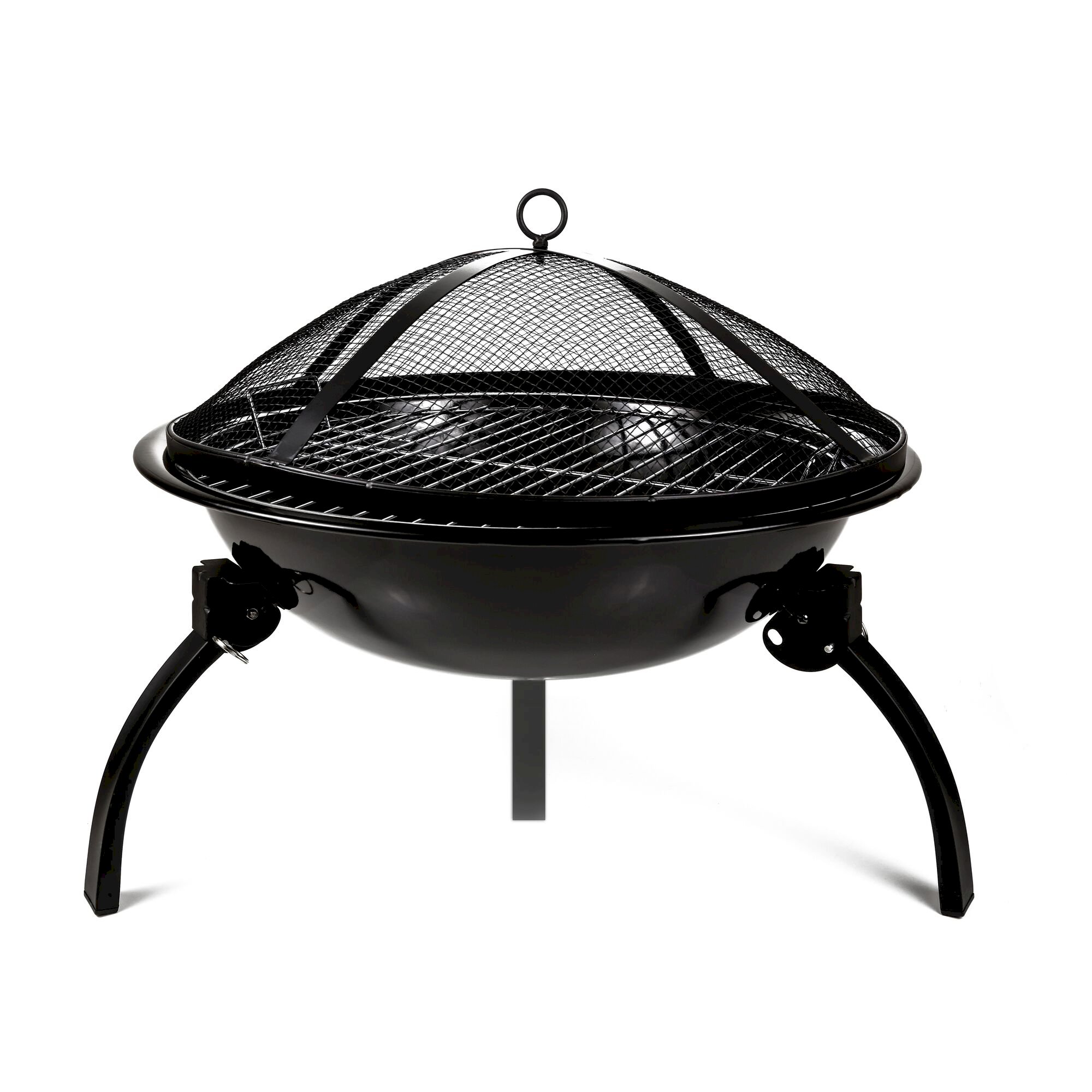 Firepit with Guard | Black