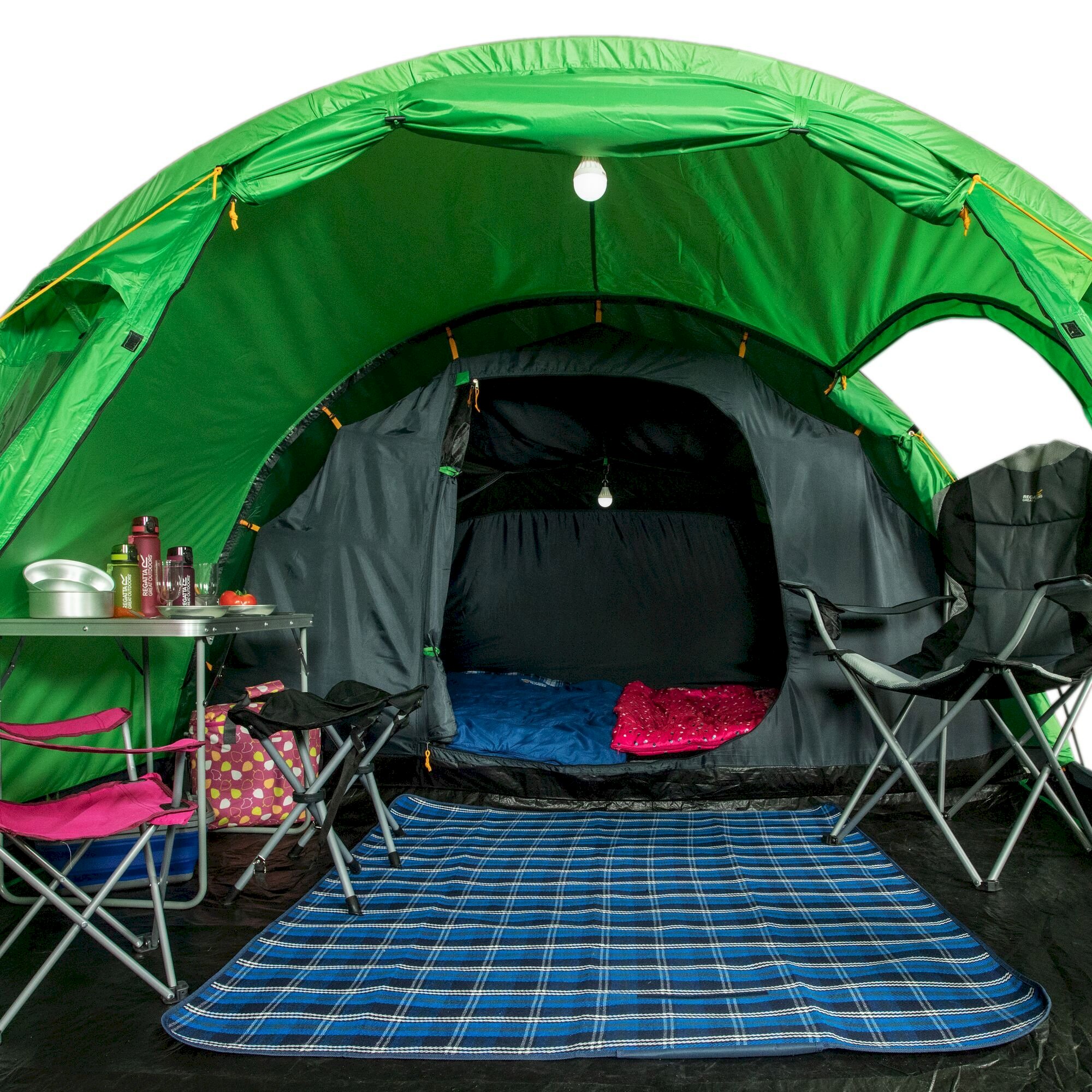 Vester 4 Man Tunnel Tent | Exreme Green Greener Pastures