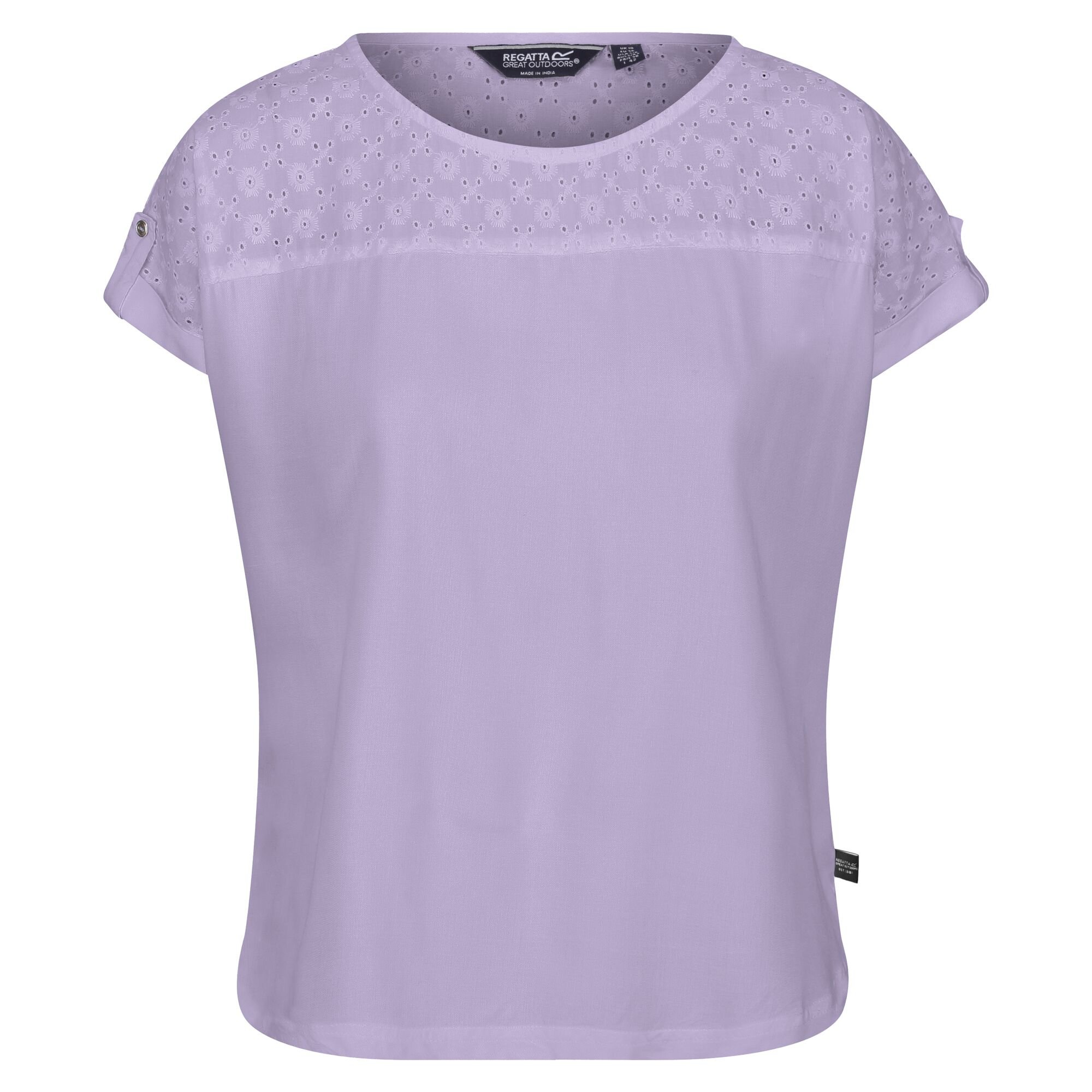 Women's Jaida Cotton T-Shirt | Pastel Lilac