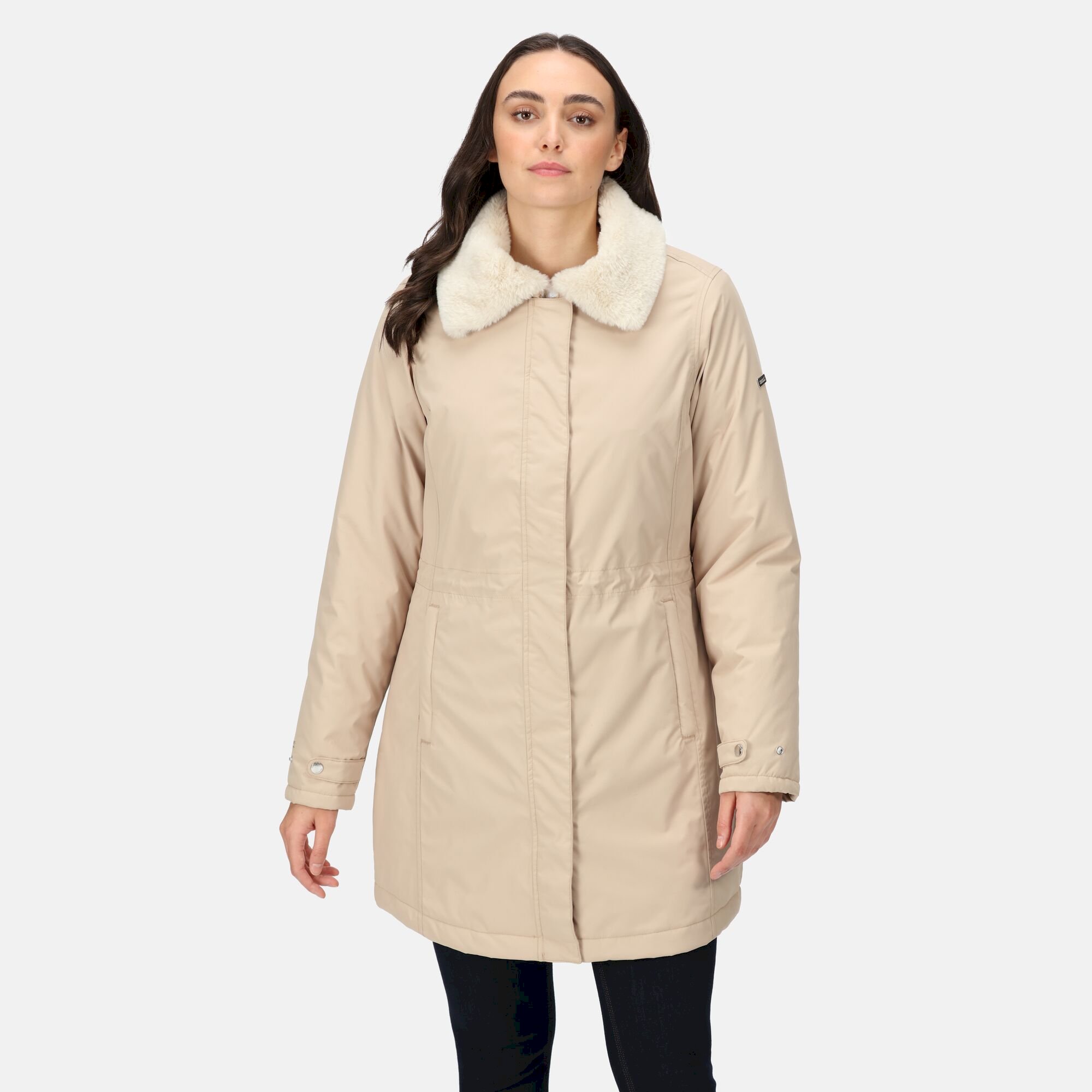 Women's Renata Fur Collar Parka | Moccasin