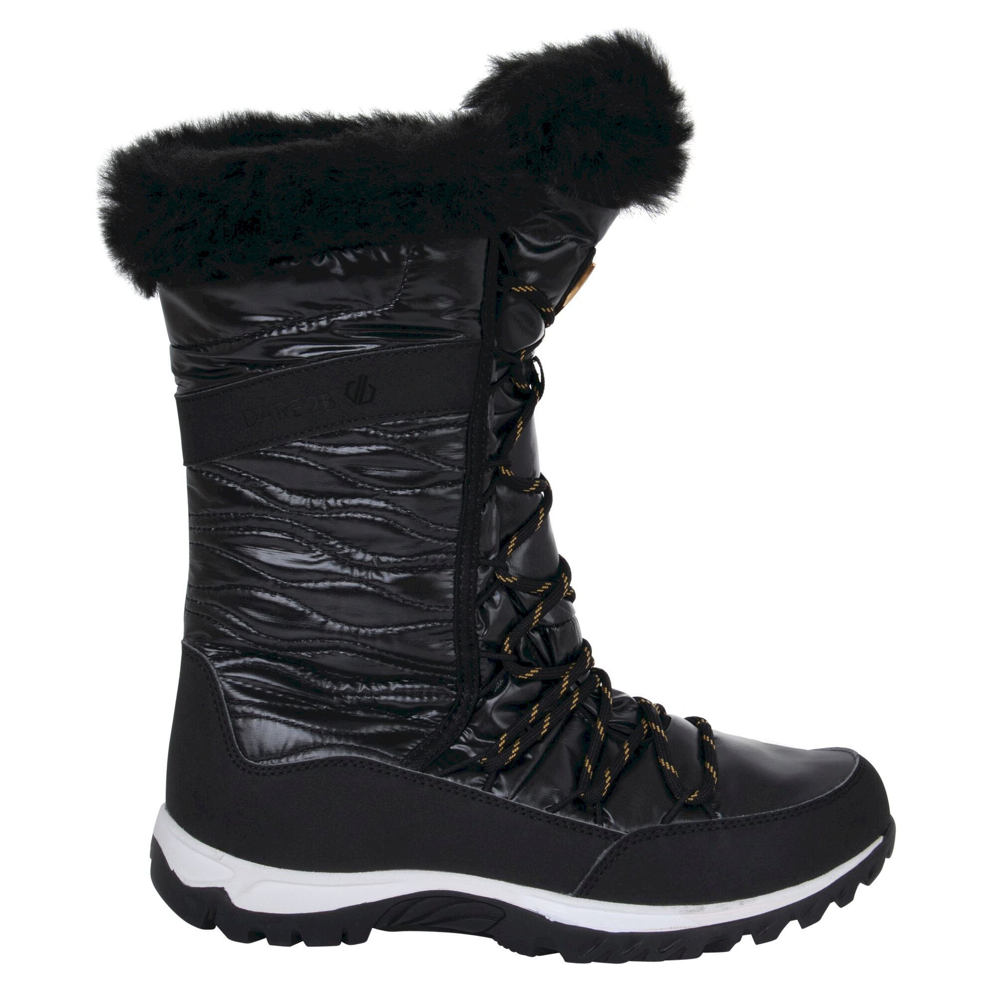 Dare 2b - Women's Kardrona II Metallic Faux Fur Trimmed Snow Boots | Black