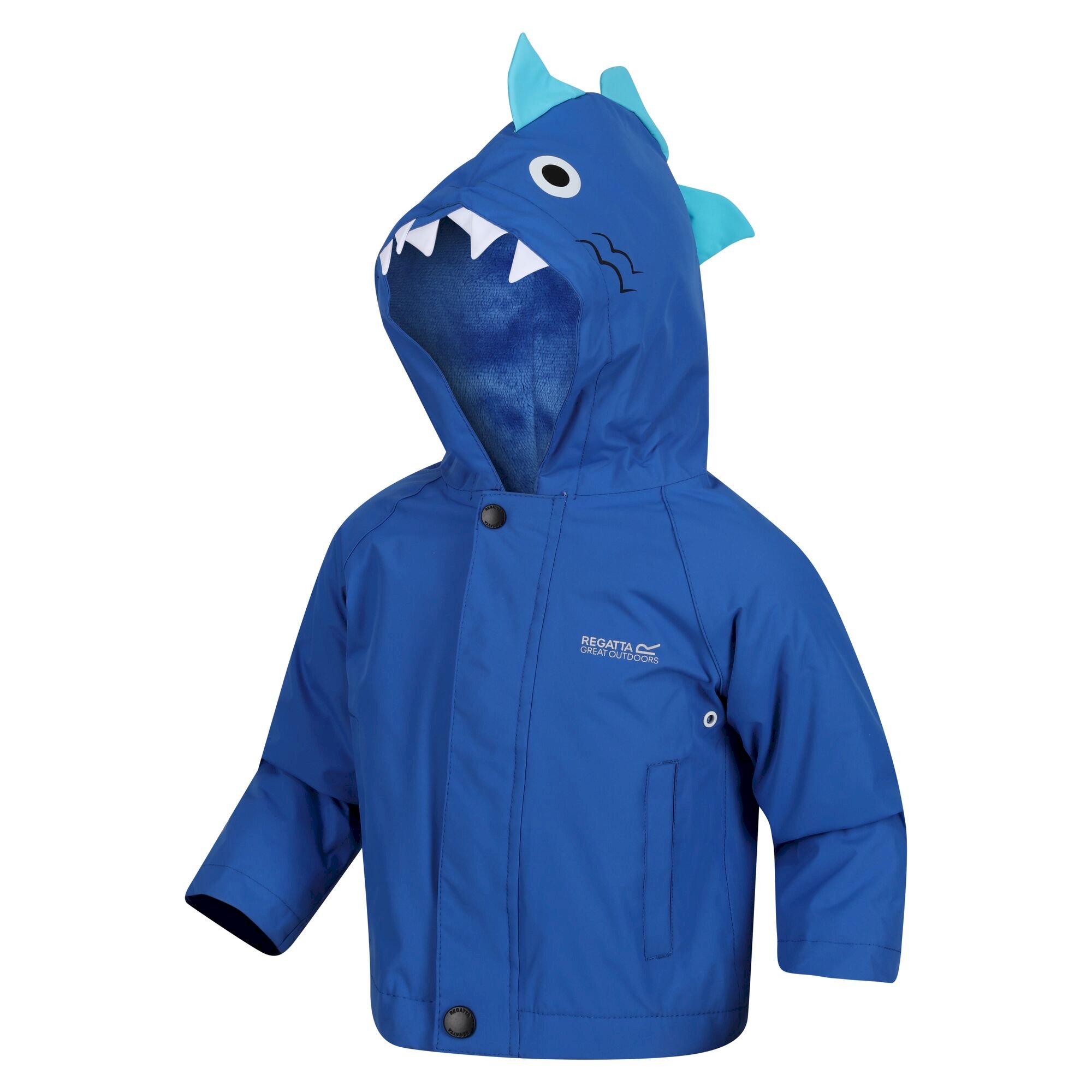 Kids' Dino Waterproof Winter Jacket | Nautical Blue Shark