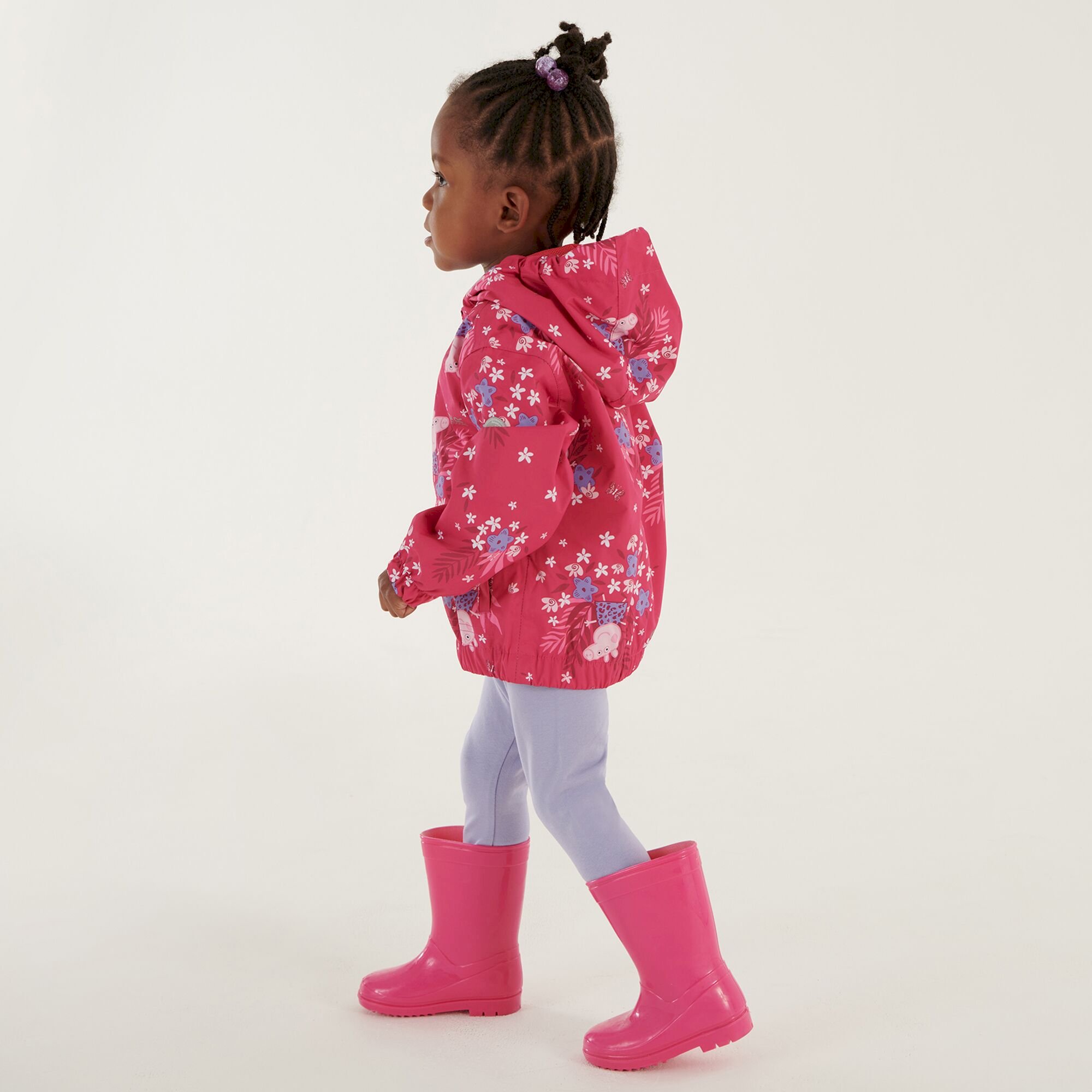 Peppa Pig Muddy Puddle Waterproof Jacket | Pink Fusion