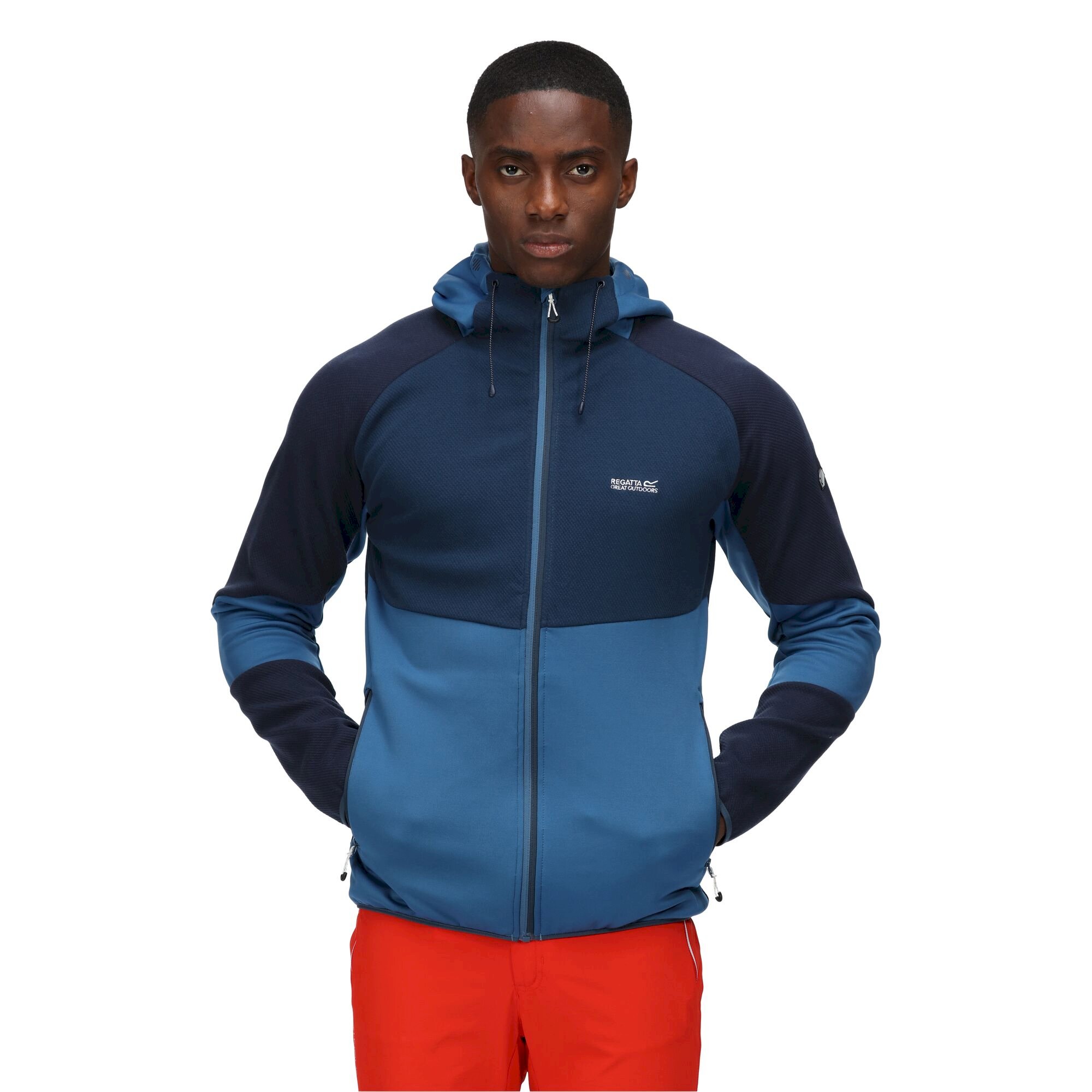 Men's Highton Pro Full Zip Hooded Fleece | Moonlight Denim Dynasty Blue