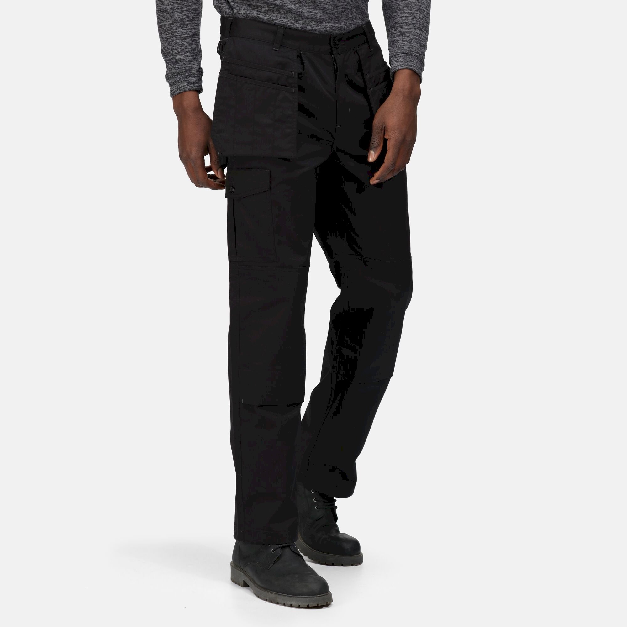 Men's Holster Cargo Trousers | Black