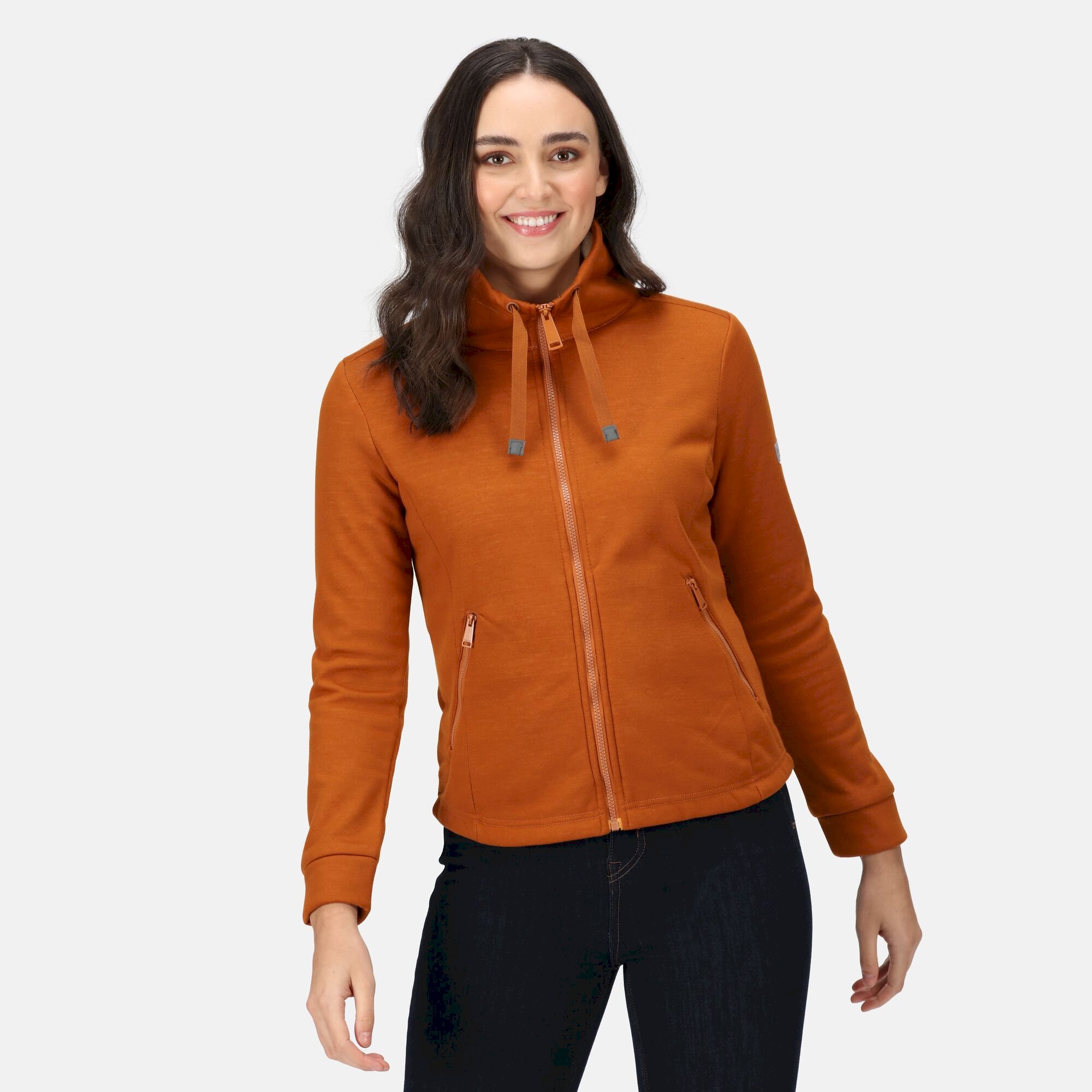 Women's Azariah Full Zip Fleece | Copper Almond Light Vanilla
